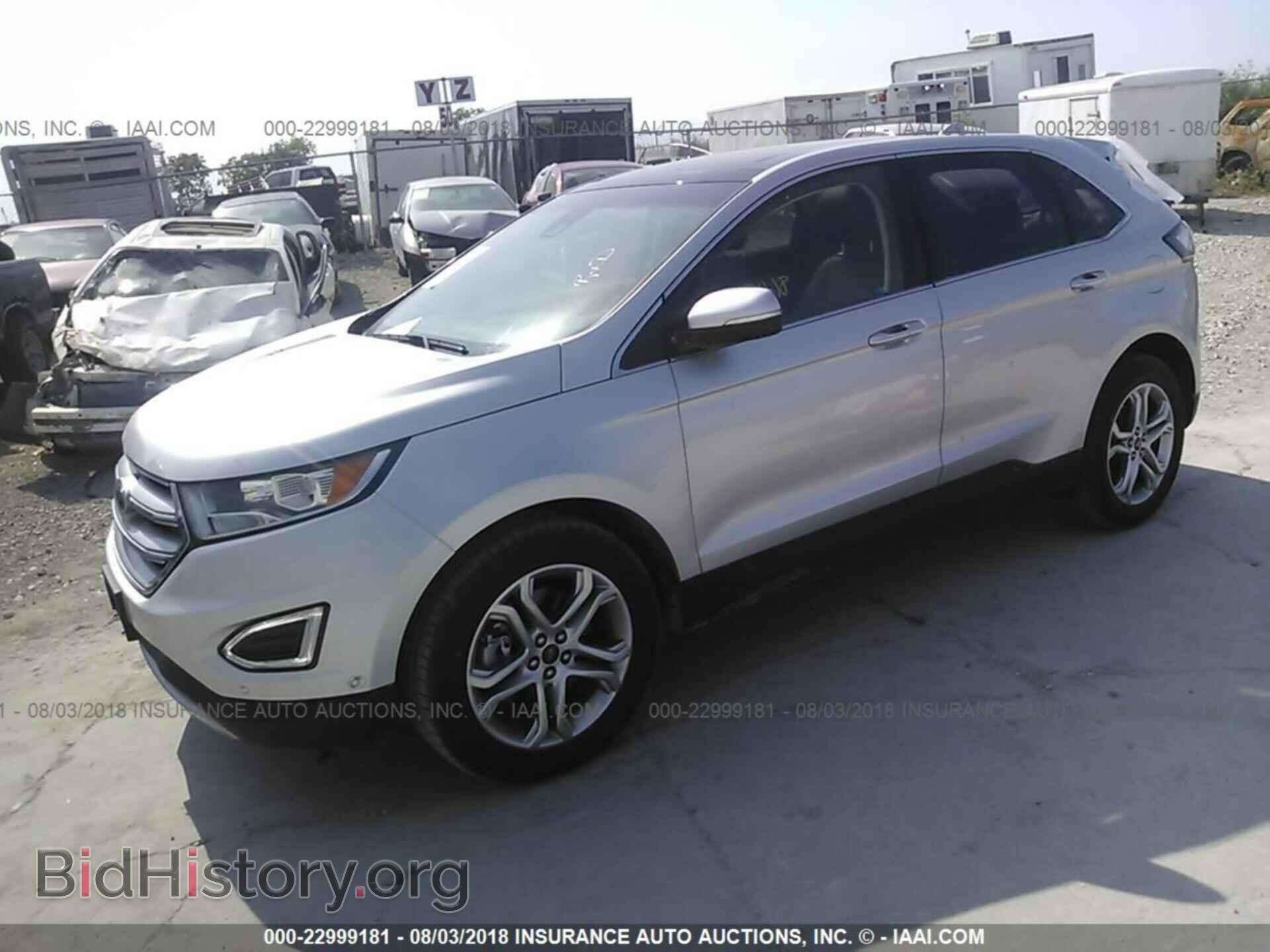 2015 Ford Edge - VIN: 2FMPK4K96FBC03733 - Фото 2