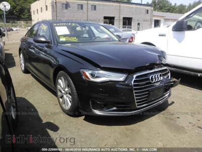2016 Audi A6, black — VIN WAUGFAFC0GN011868, IAAI