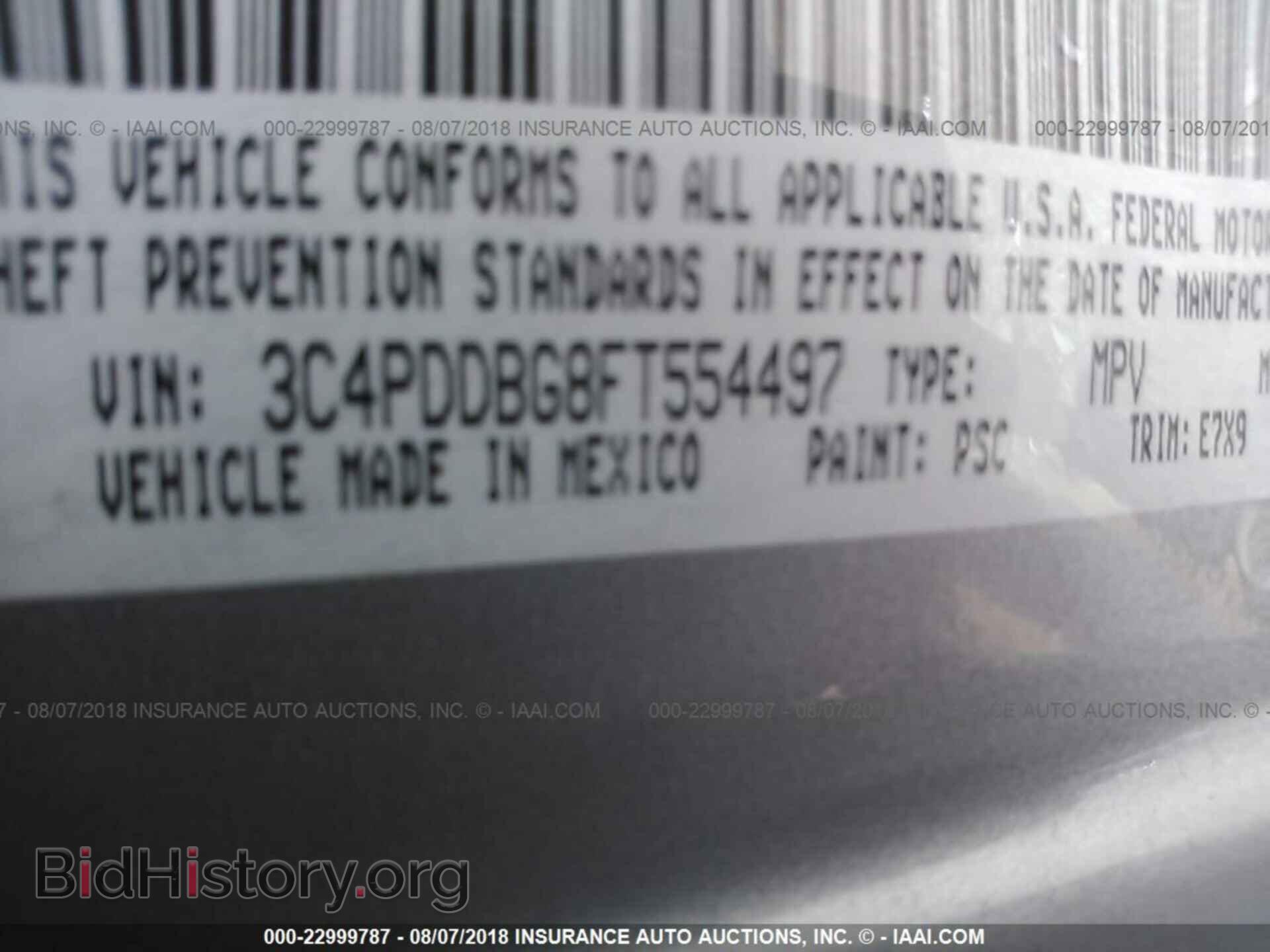 2015 Dodge Journey - VIN: 3C4PDDBG8FT554497 - Photo 9