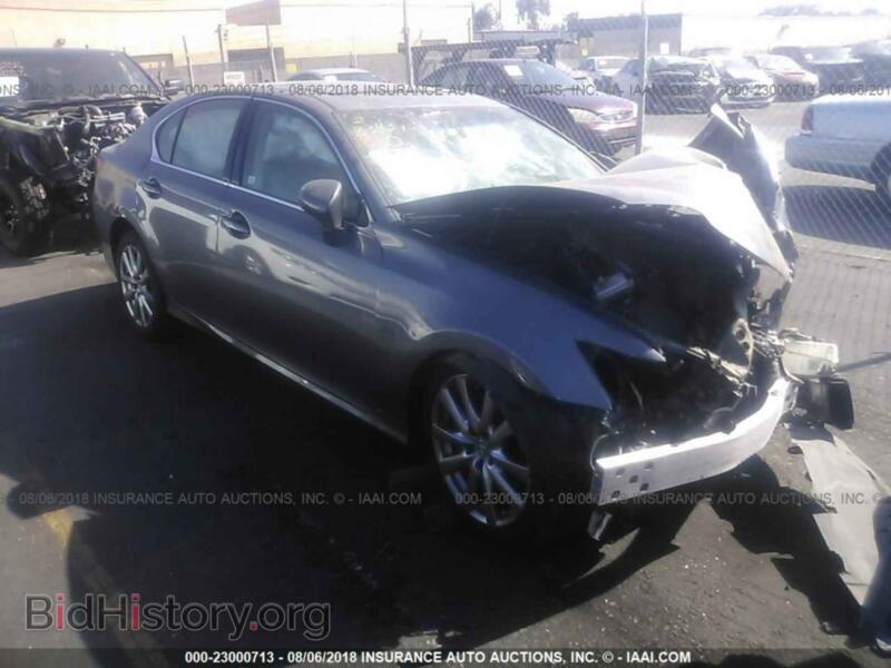 2013 Lexus GS 350 (VIN JTHBE1BLXD5018343) — фото 1 из 10, IAAI, повреждение: передняя часть