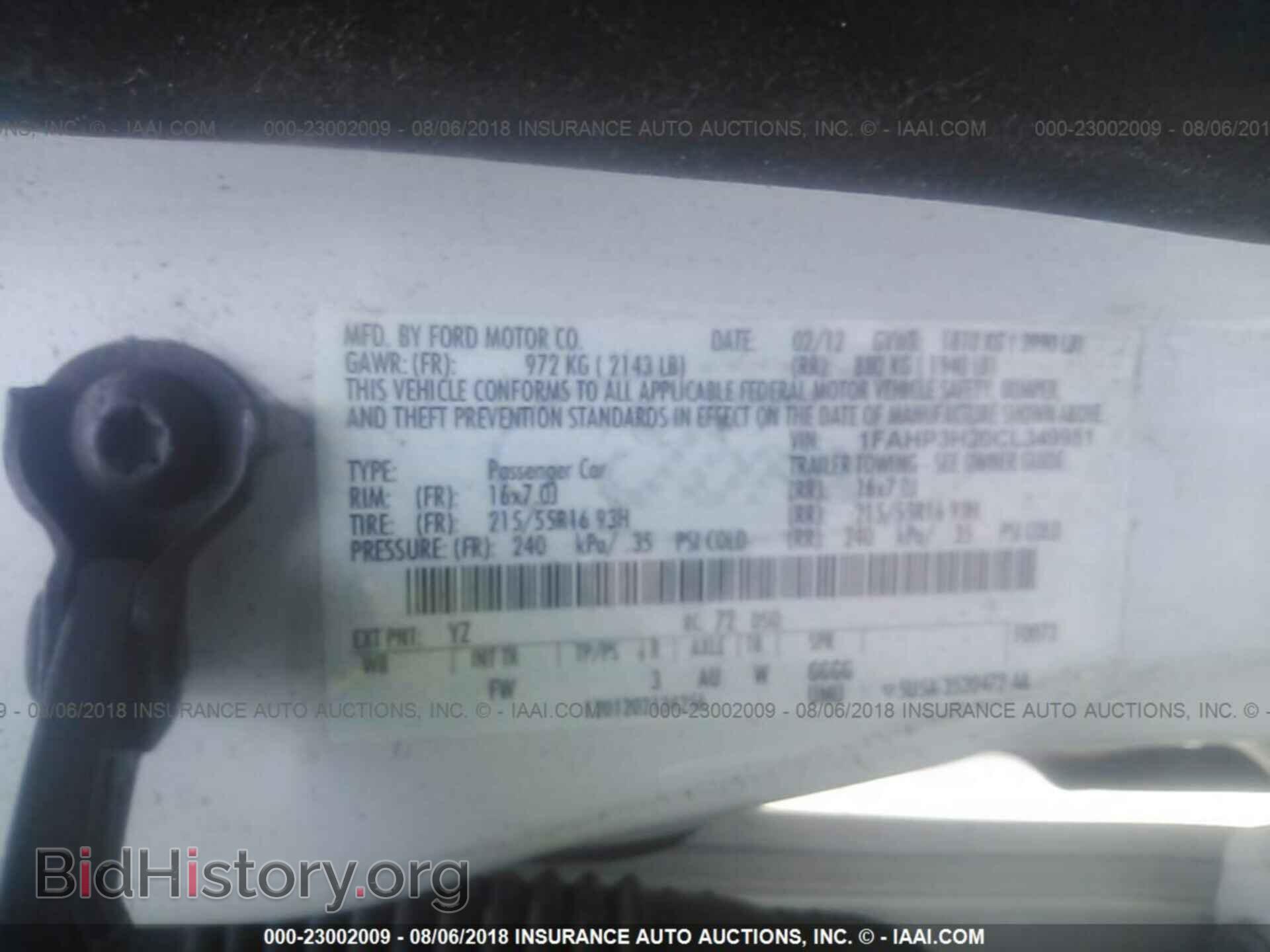 2012 Ford Focus - VIN: 1FAHP3H20CL349951 - Photo 9