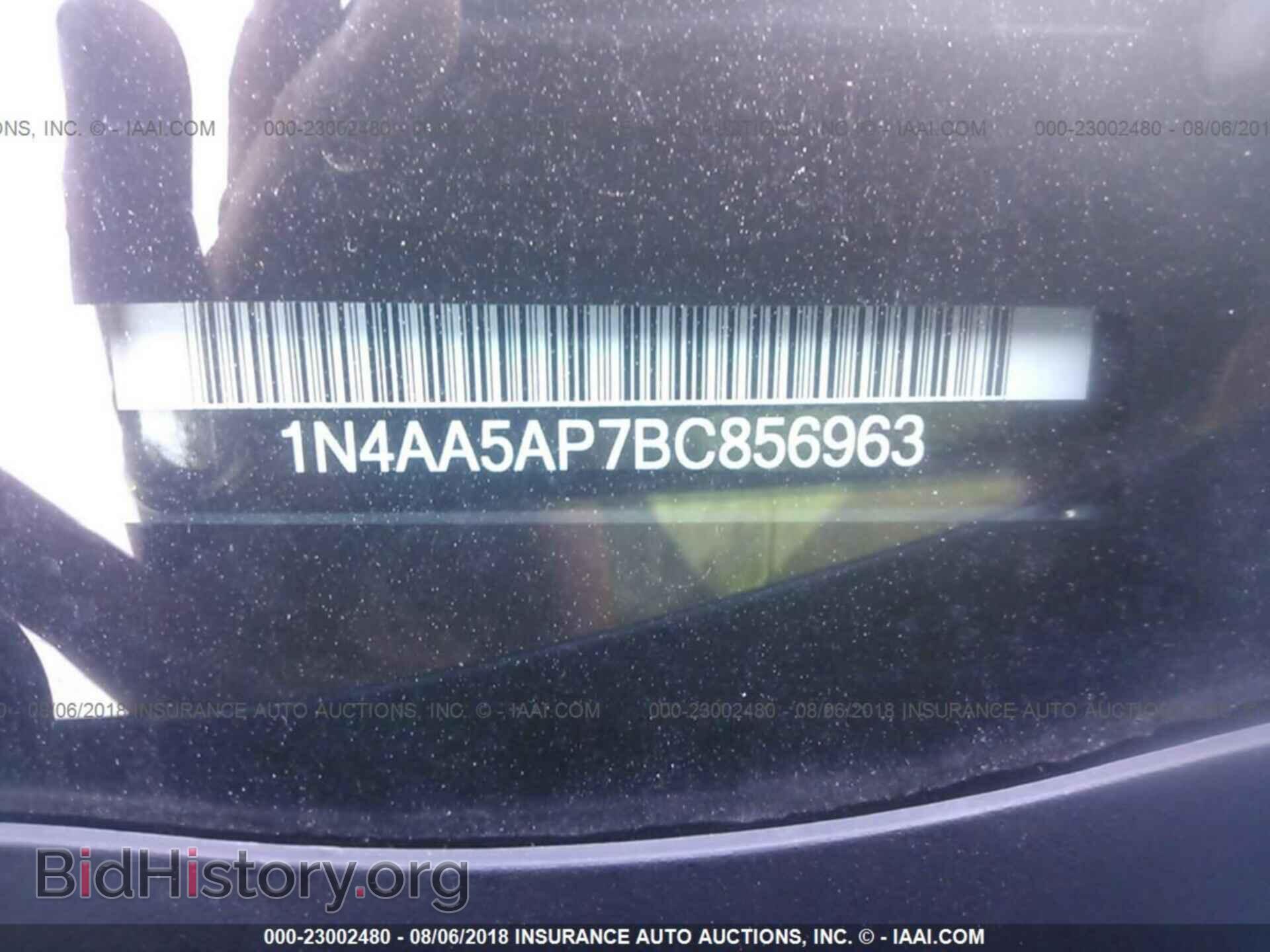 2011 Nissan Maxima - VIN: 1N4AA5AP7BC856963 - Фото 9