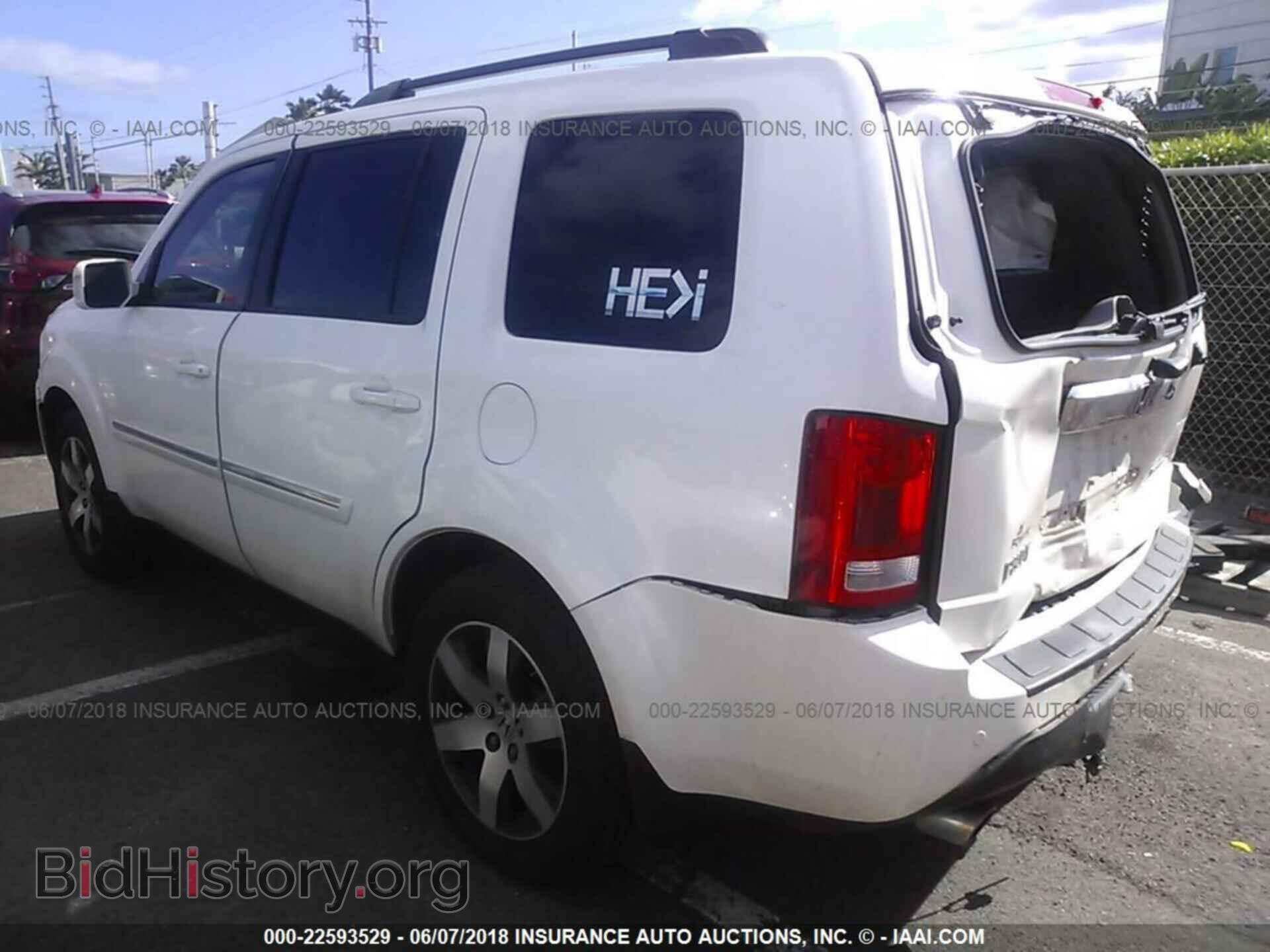 2012 HONDA PILOT - VIN: 5FNYF3H92CB034372 - Фото 3