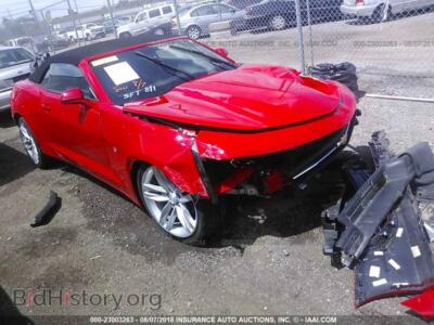 2017 Chevrolet CAMARO, красный — VIN 1G1FB3DS2H0159415, IAAI