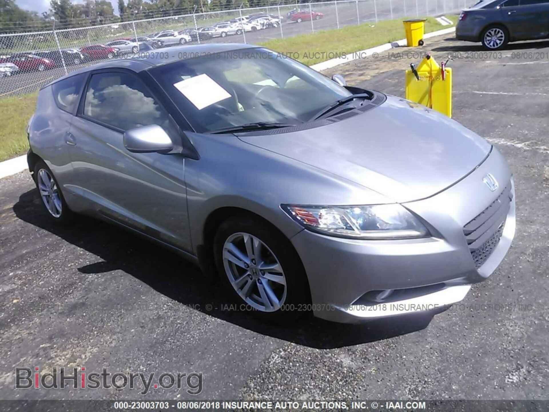 Фотография JHMZF1D60CS003546 - Honda Cr-z 2012
