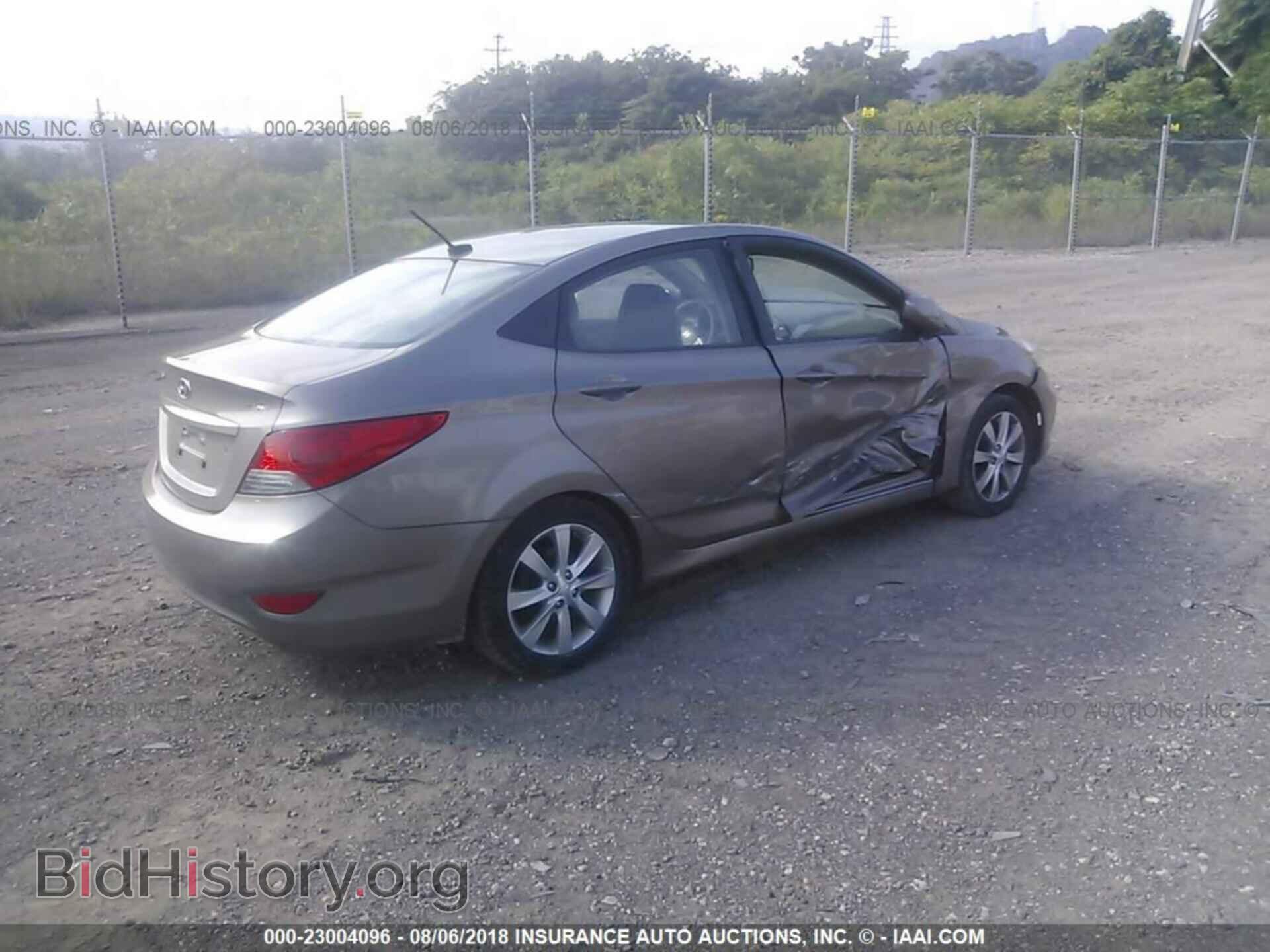 2012 HYUNDAI ACCENT - VIN: KMHCU4AE2CU081837 - Фото 4