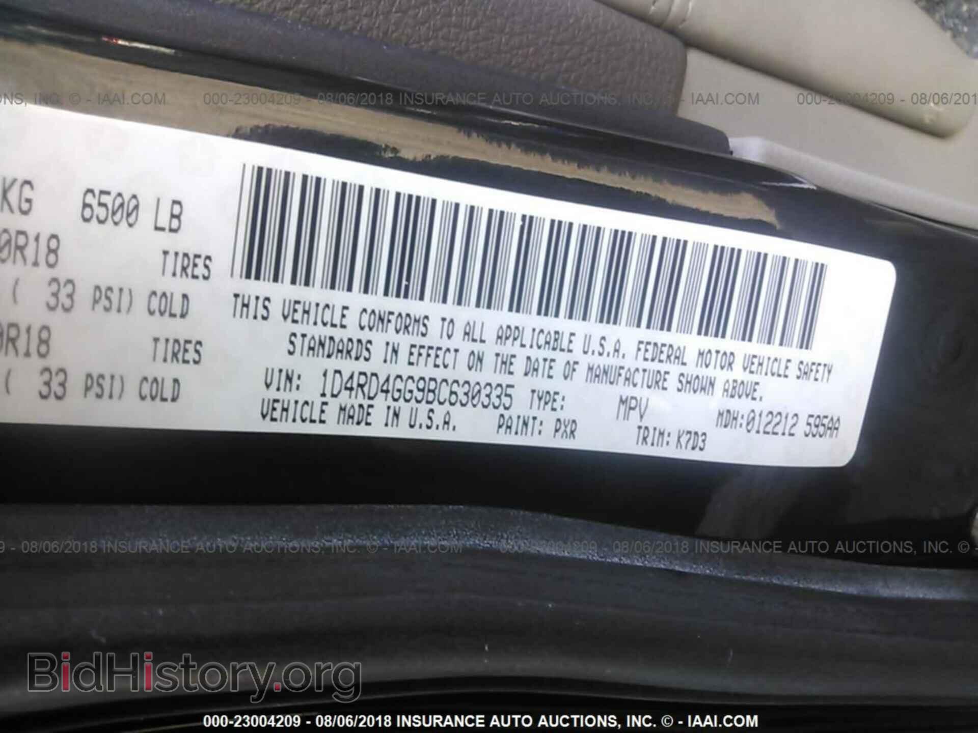 2011 Dodge Durango - VIN: 1D4RD4GG9BC630335 - Photo 9