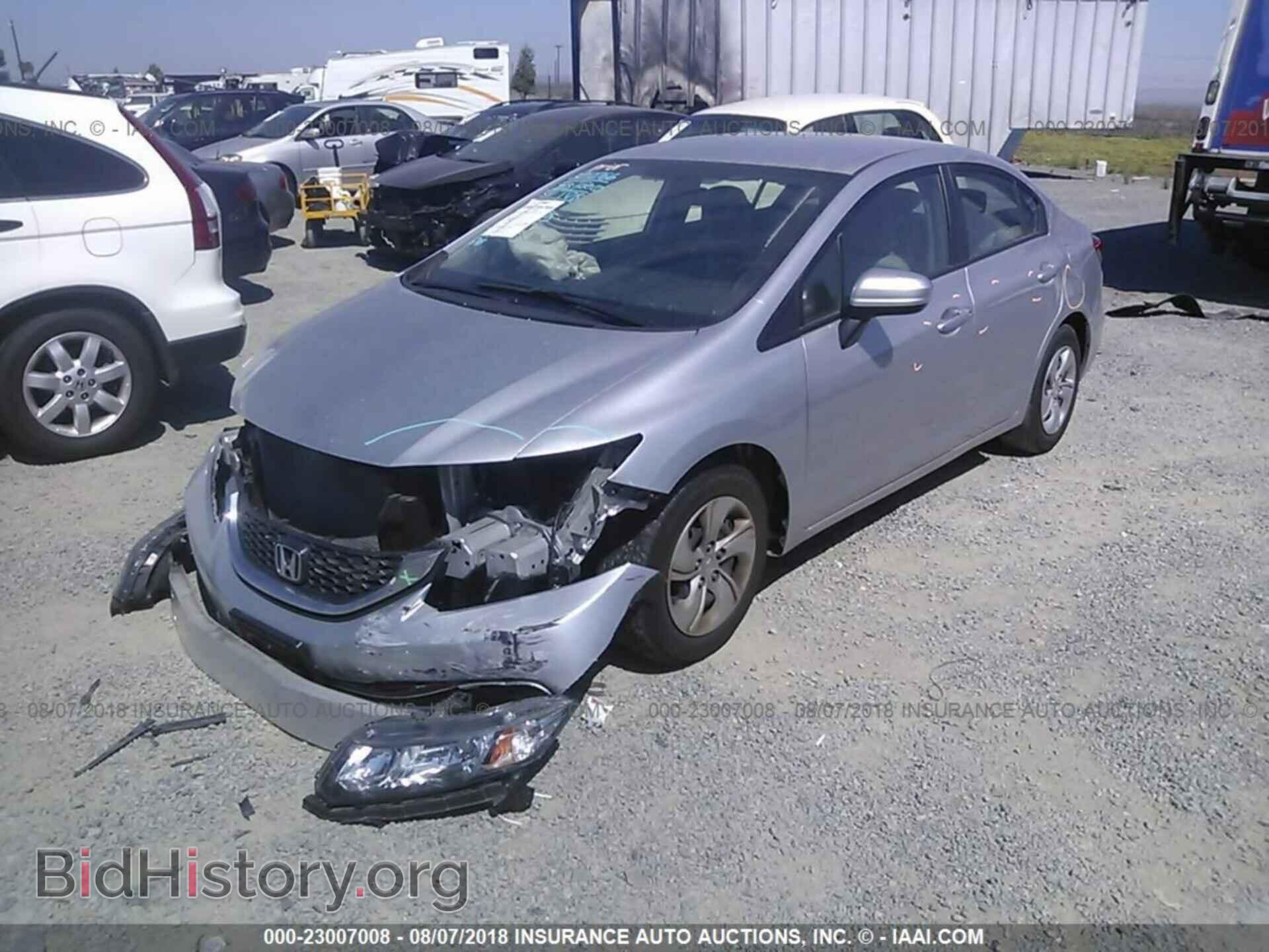 2014 Honda Civic - VIN: 19XFB2F58EE270417 - Фото 2
