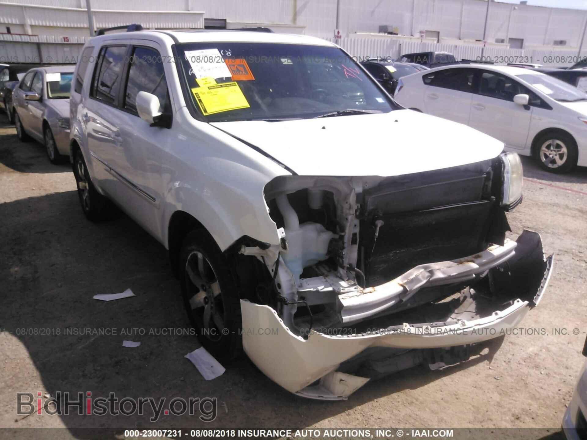 Фотография 5FNYF3H97CB018586 - Honda Pilot 2012