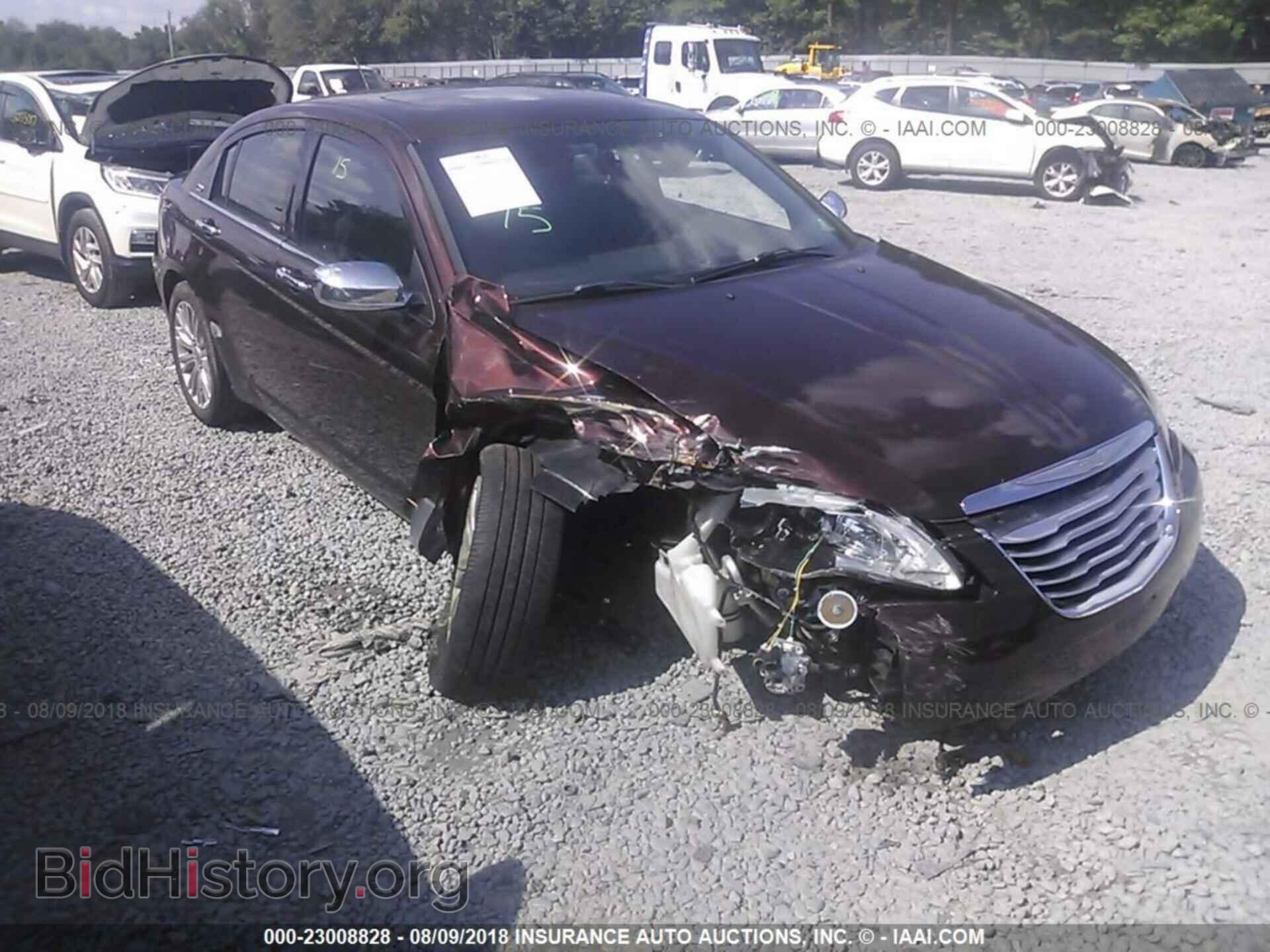 Фотография 1C3CCBCB3CN249417 - Chrysler 200 2012