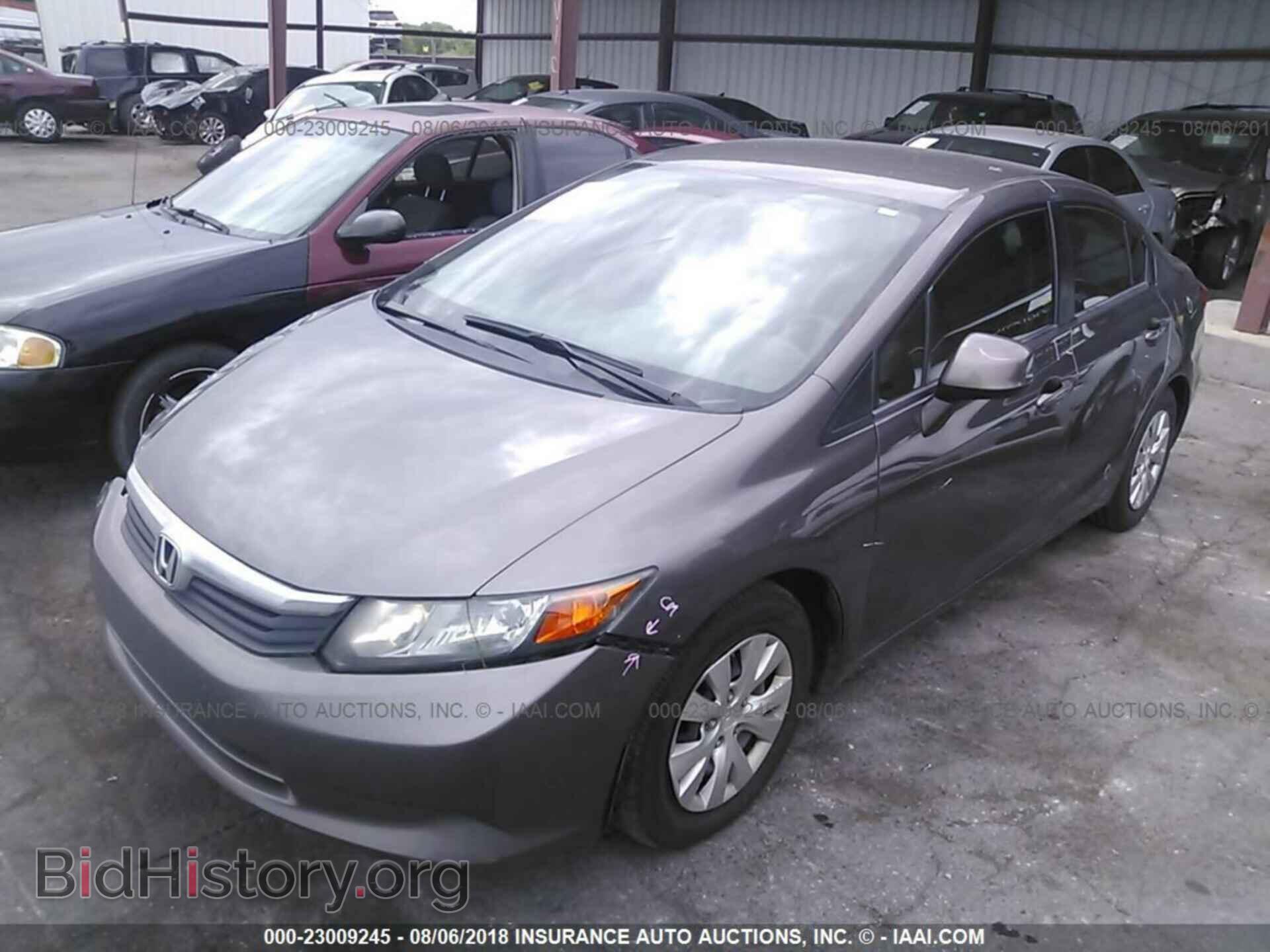 2012 Honda Civic - VIN: 19XFB2F5XCE051200 - Фото 2