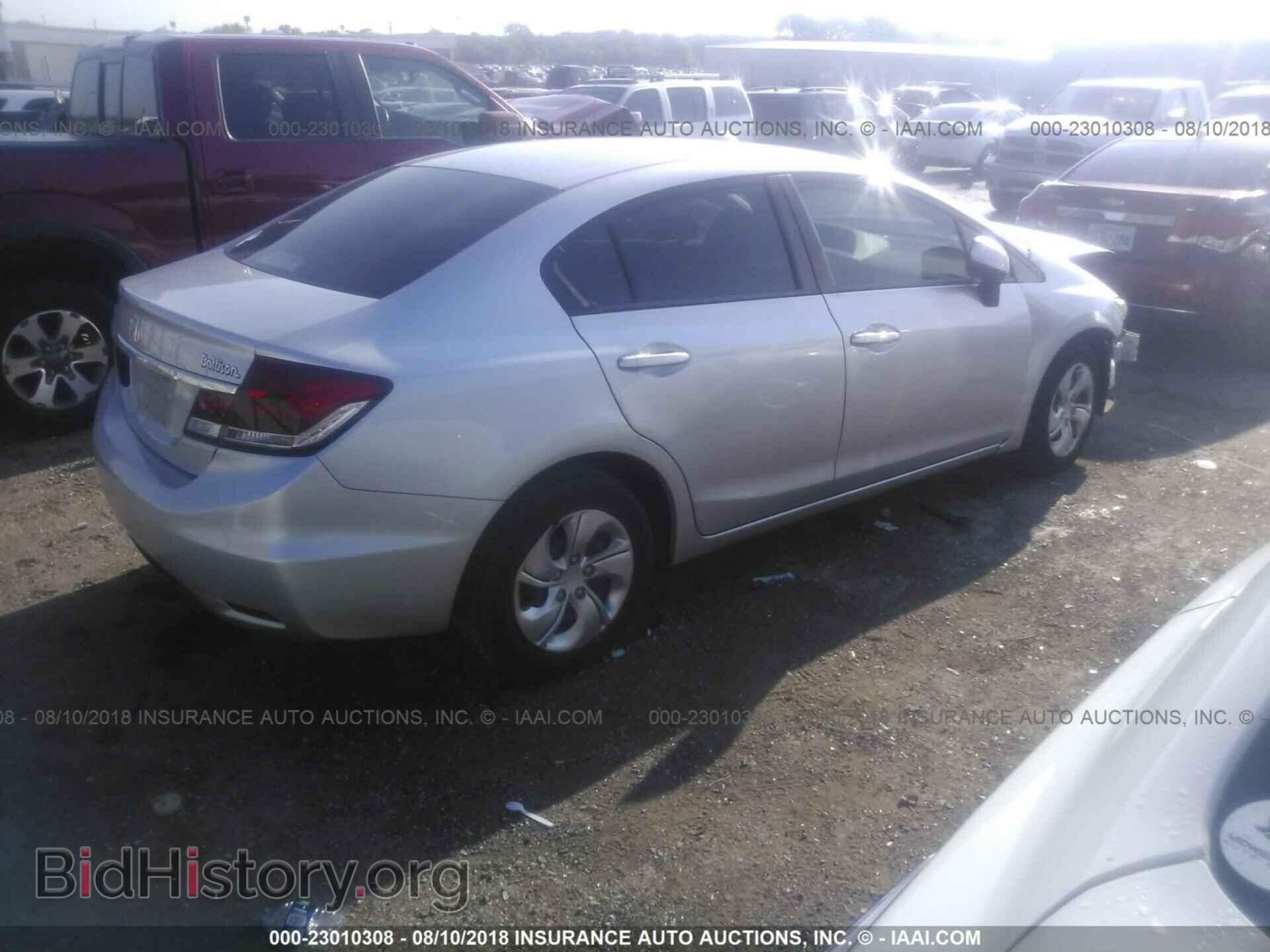 2013 Honda Civic - VIN: 19XFB2F50DE042135 - Фото 4