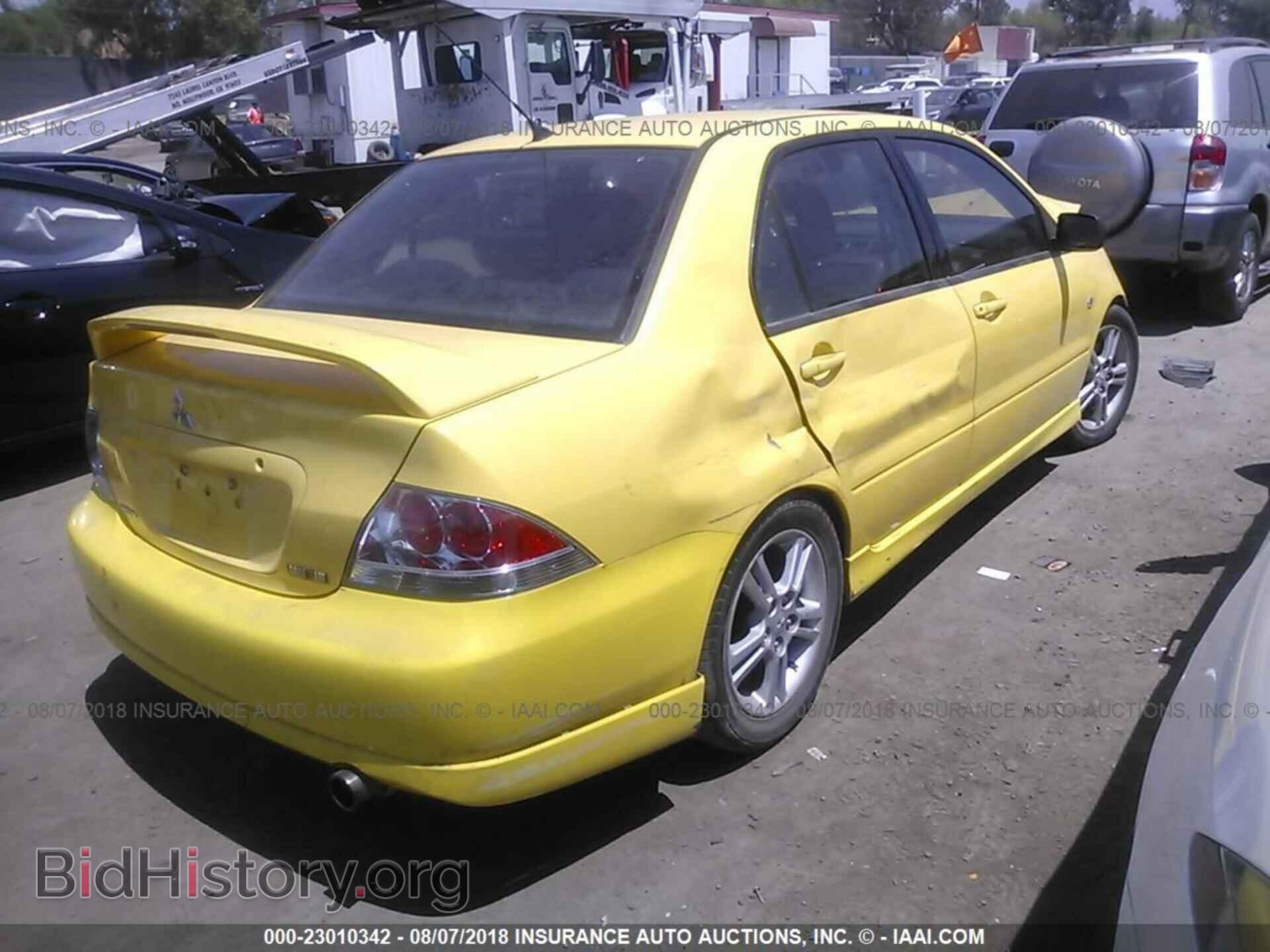 2004 MITSUBISHI LANCER - VIN: JA3AJ66F24U048743 - Фото 4