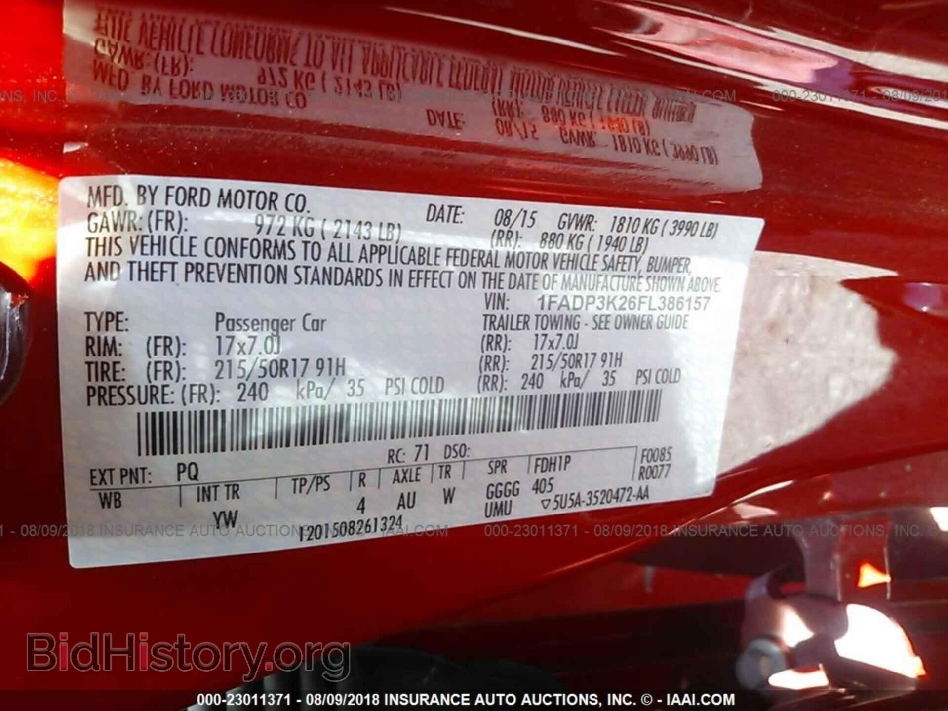 2015 Ford Focus - VIN: 1FADP3K26FL386157 - Photo 9