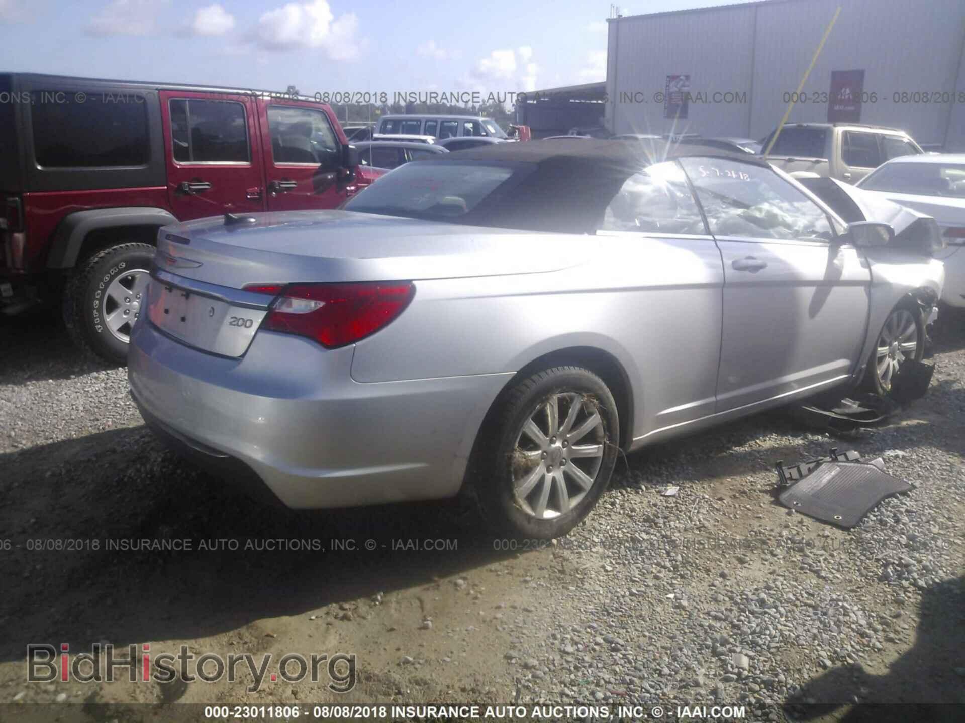 2012 Chrysler 200 - VIN: 1C3BCBEB7CN151872 - Фото 4