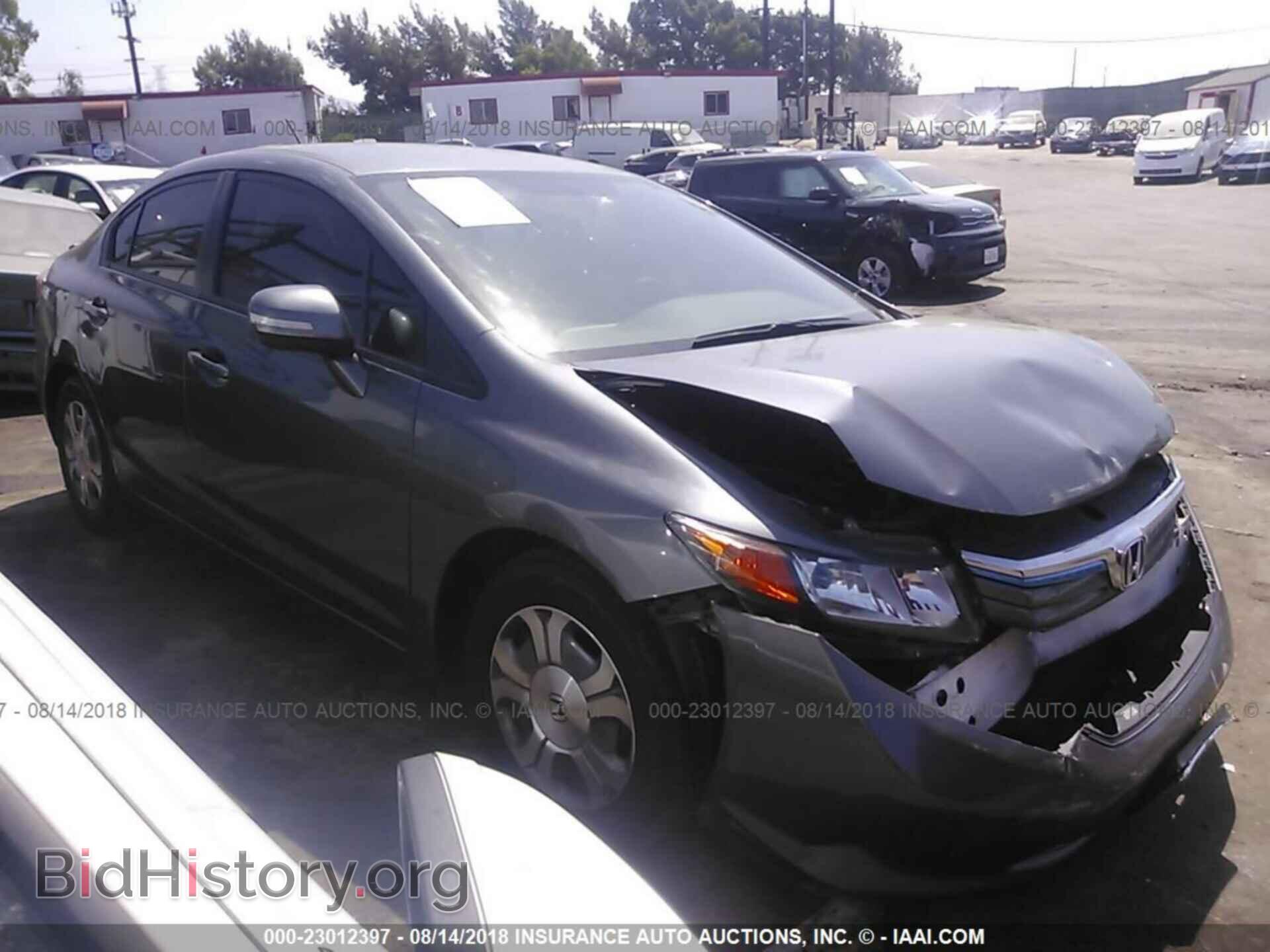 Photo JHMFB4F27CS001643 - Honda Civic 2012