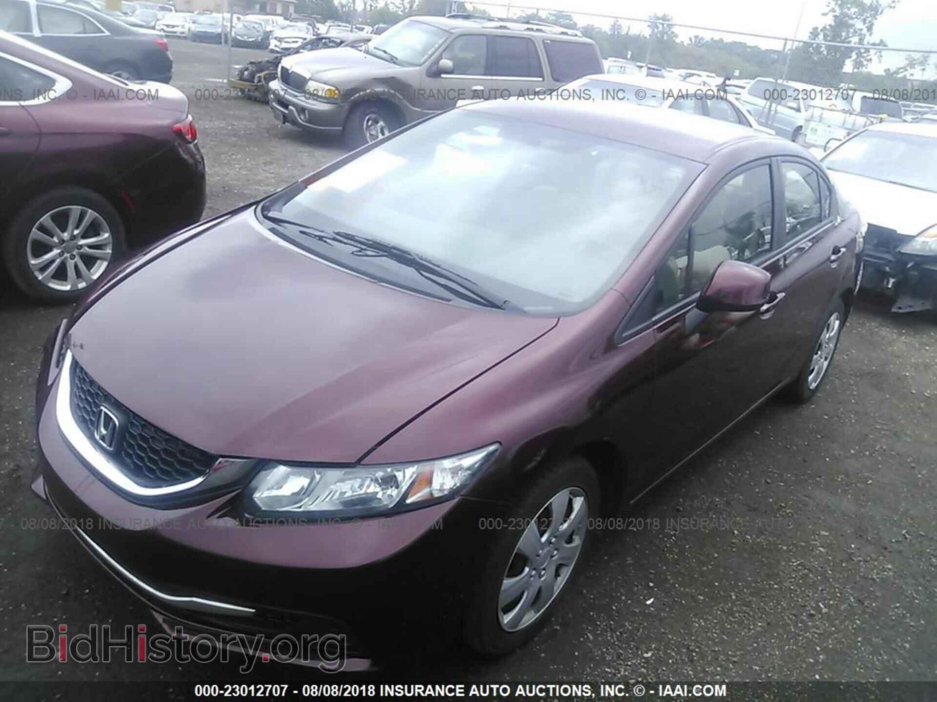 2013 Honda Civic - VIN: 19XFB2F58DE043548 - Фото 2