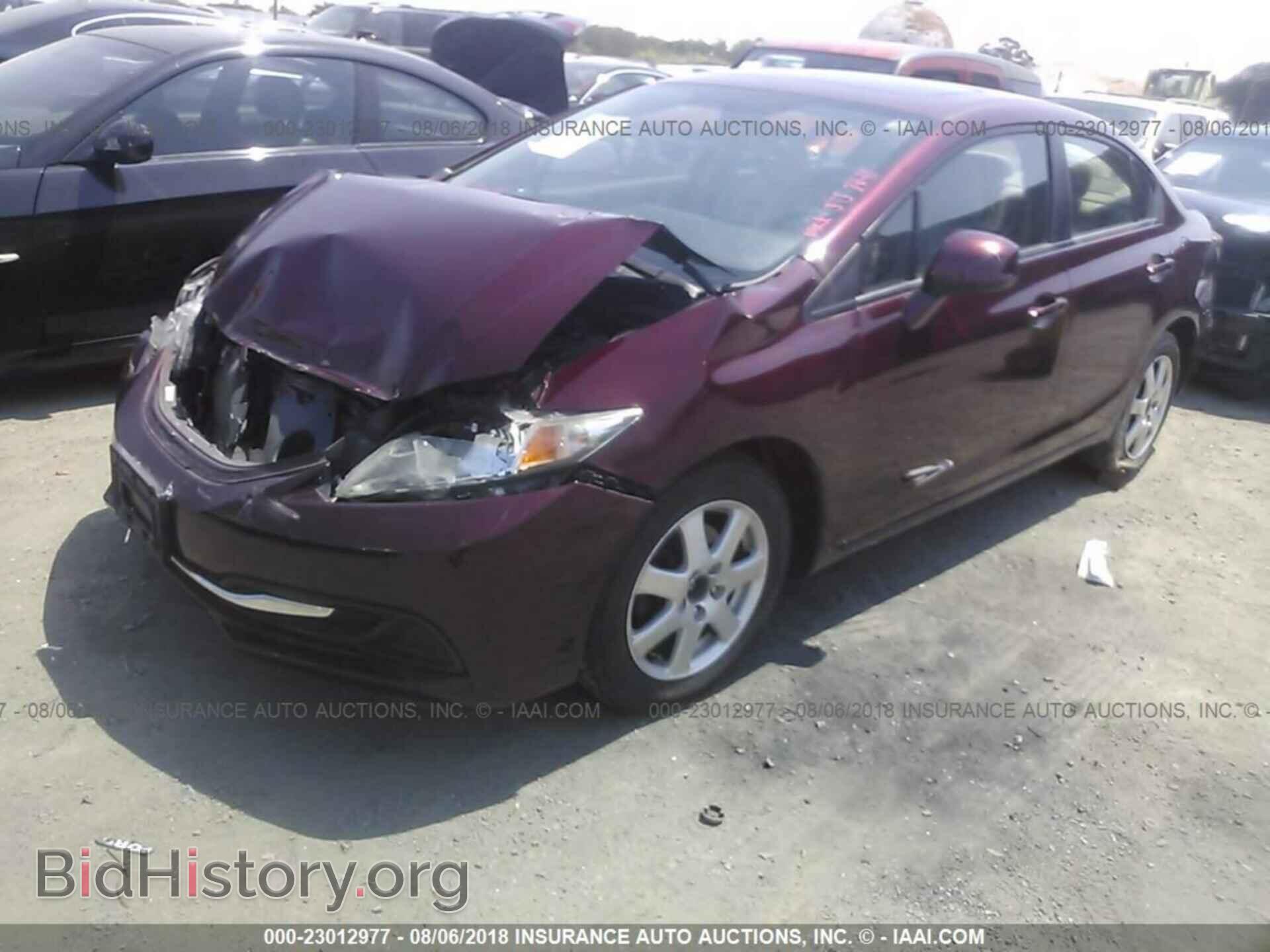 2013 Honda Civic - VIN: 2HGFB2F86DH514774 - Фото 2
