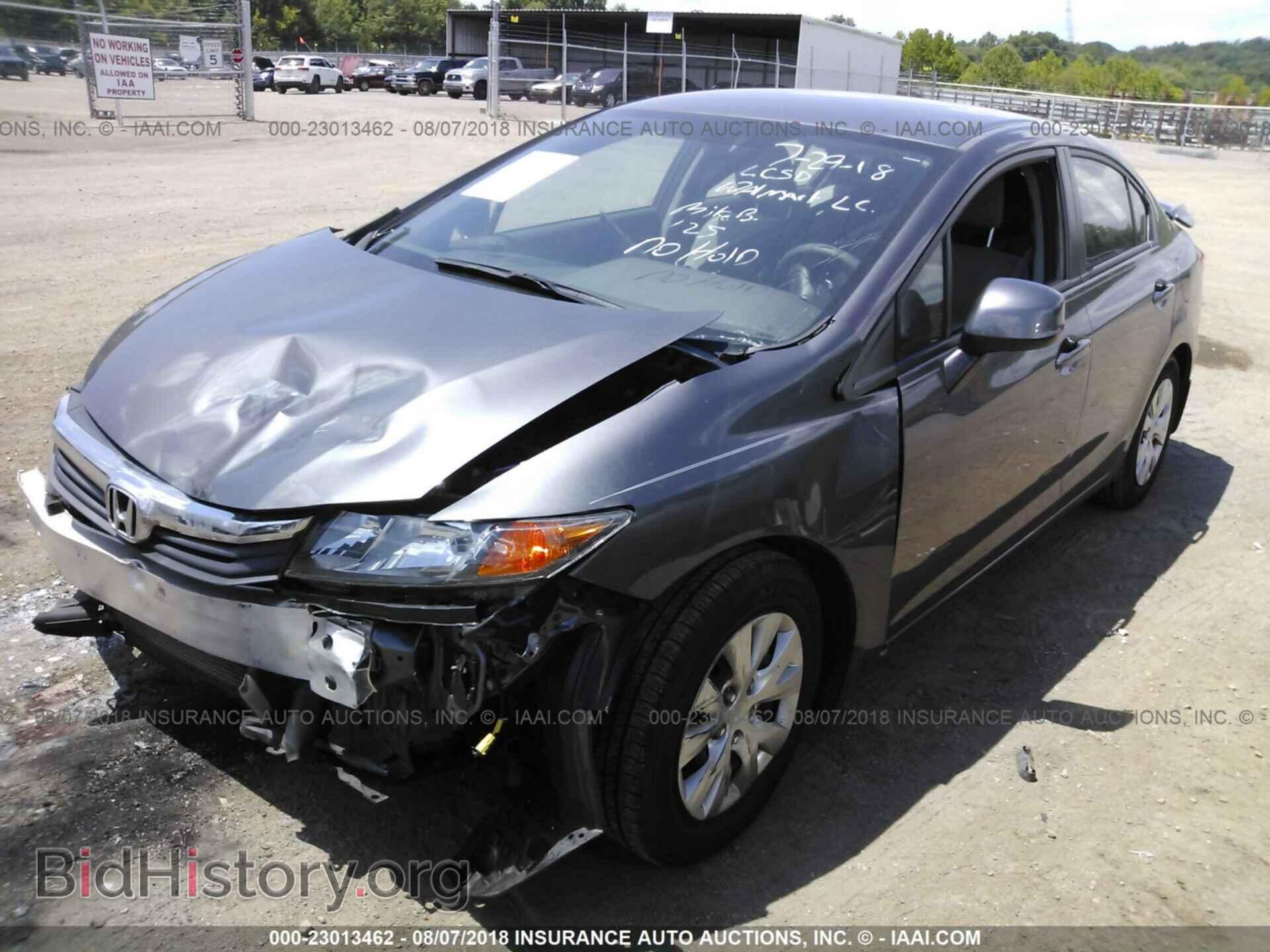 2012 Honda Civic - VIN: 19XFB2F52CE022189 - Фото 2