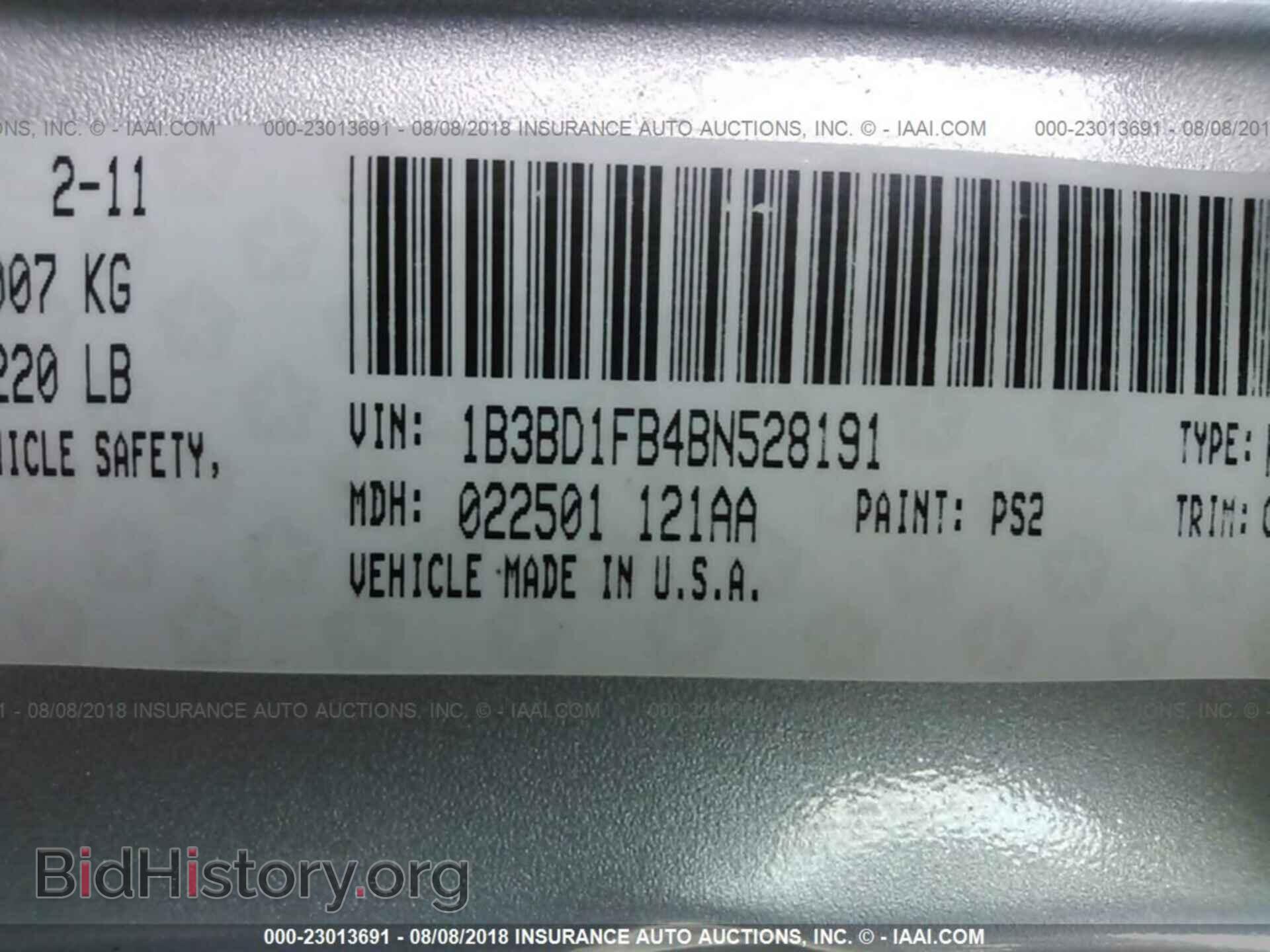 2011 Dodge Avenger - VIN: 1B3BD1FB4BN528191 - Photo 9