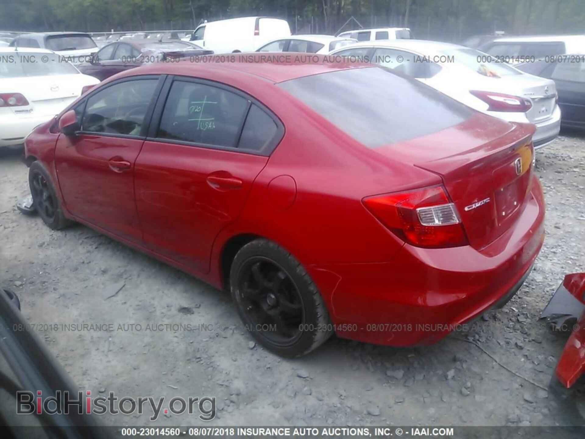 2012 Honda CIVIC (VIN 2HGFB6E52CH706206) — фото 3 из 10