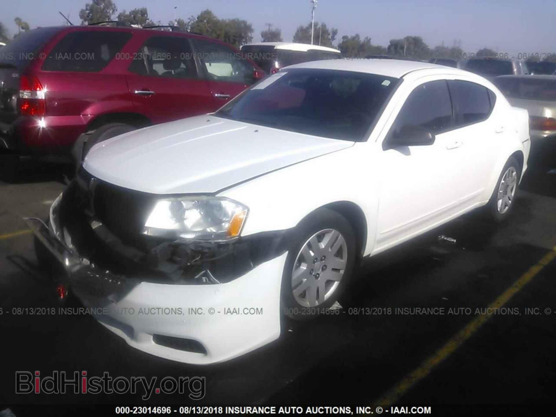 2012 Dodge Avenger - VIN: 1C3CDZAB0CN323496 - Фото 2