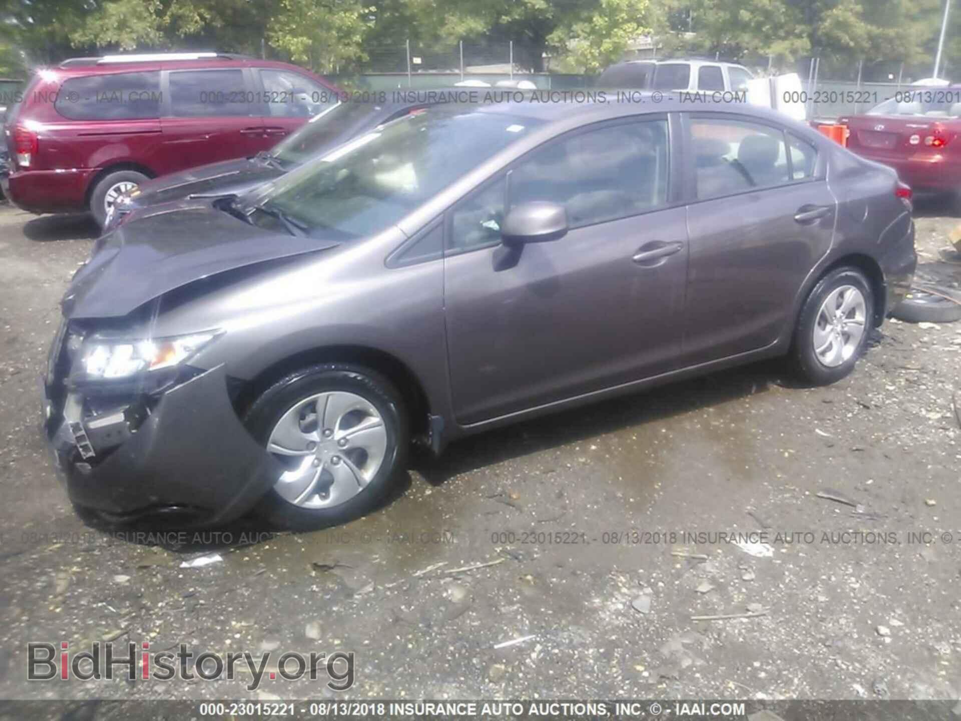 2013 Honda Civic - VIN: 2HGFB2F55DH577533 - Фото 2