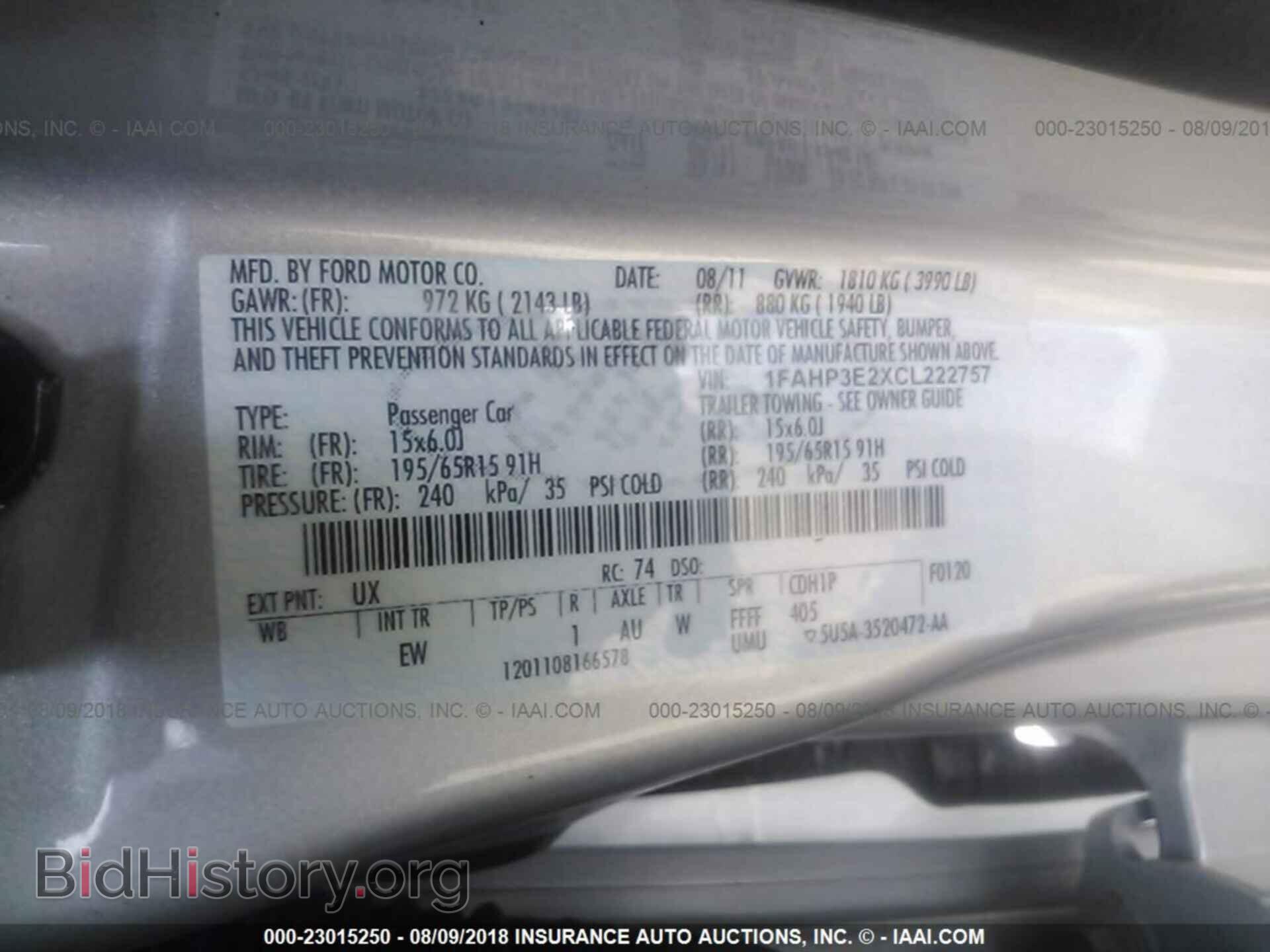 2012 Ford Focus - VIN: 1FAHP3E2XCL222757 - Photo 9