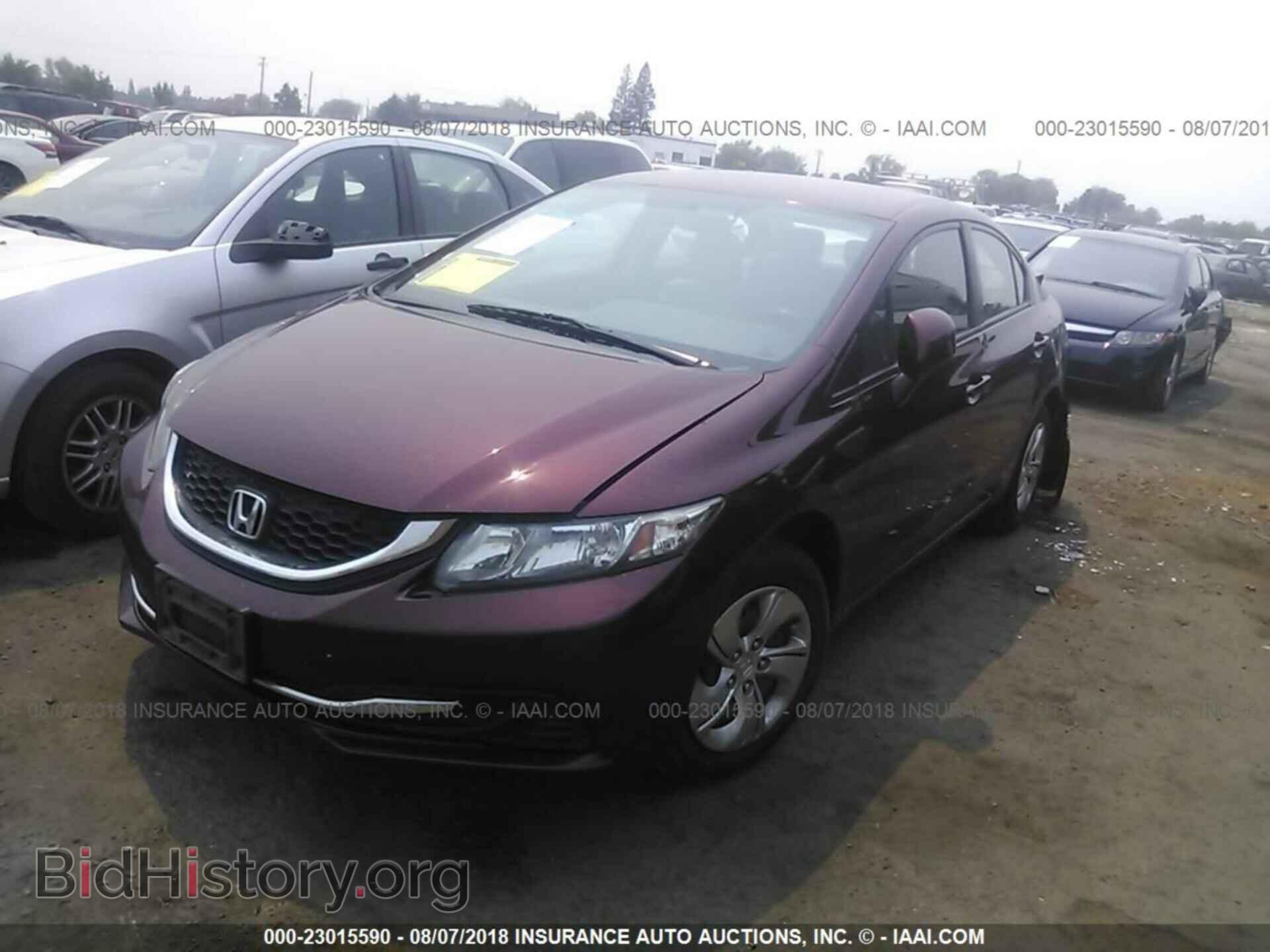 2013 Honda Civic - VIN: 19XFB2F58DE246651 - Фото 2