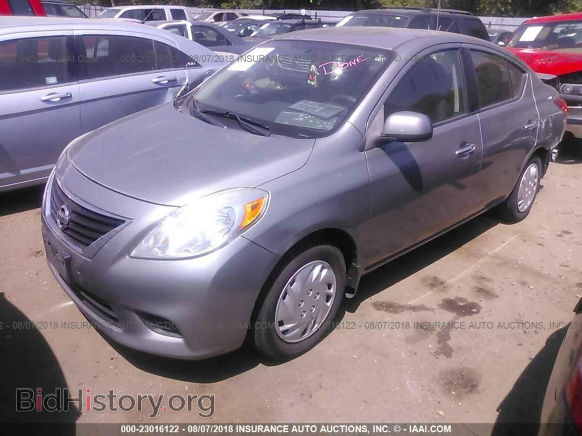 2012 Nissan Versa - VIN: 3N1CN7AP5CL837288 - Фото 2