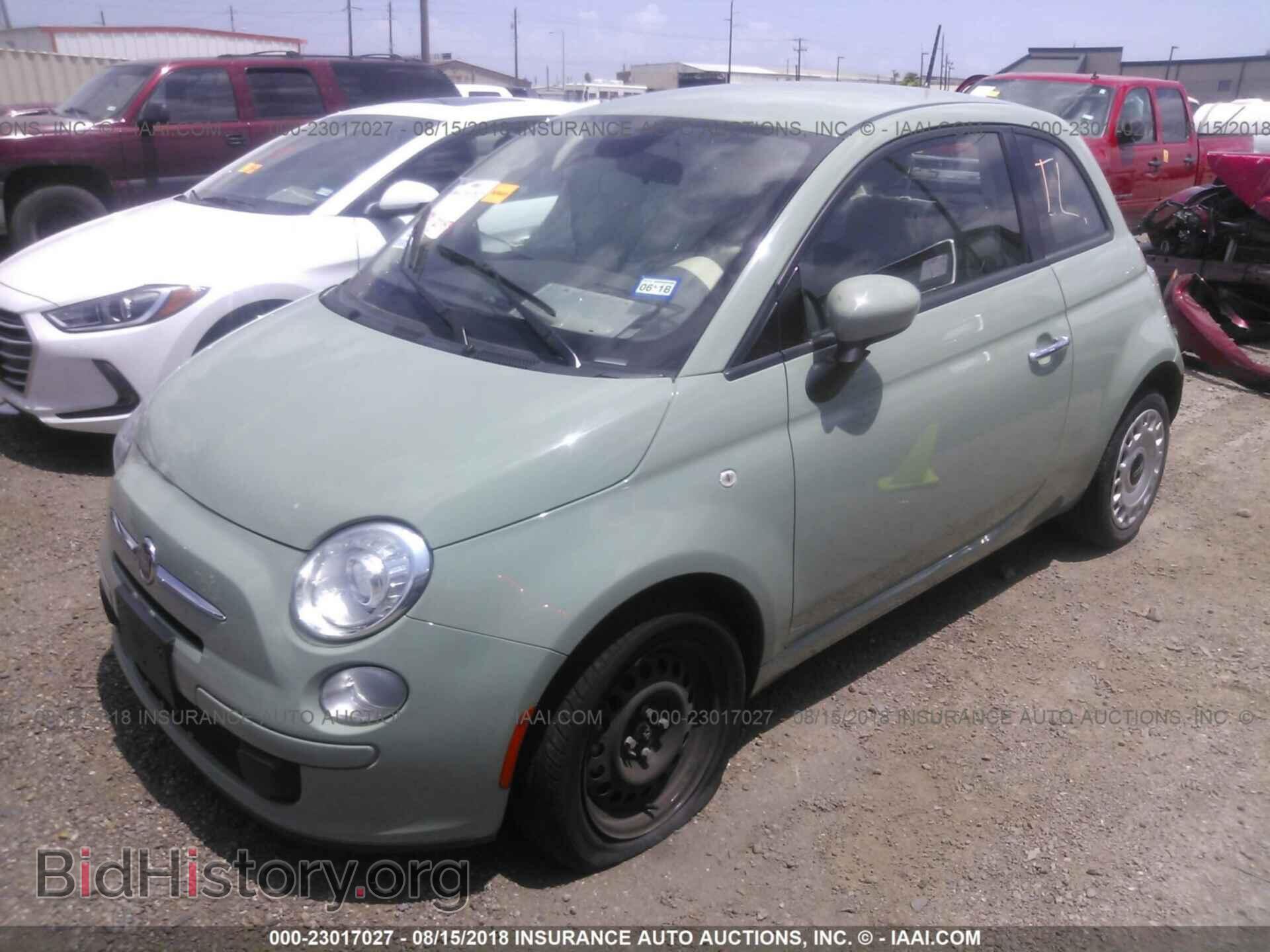 2015 Fiat 500 - VIN: 3C3CFFAR6FT625255 - Photo 2