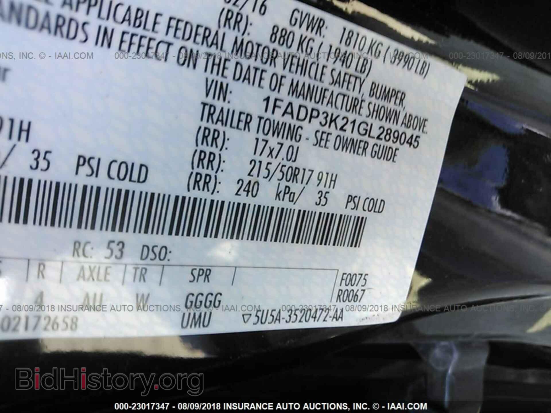 2016 Ford Focus - VIN: 1FADP3K21GL289045 - Photo 9
