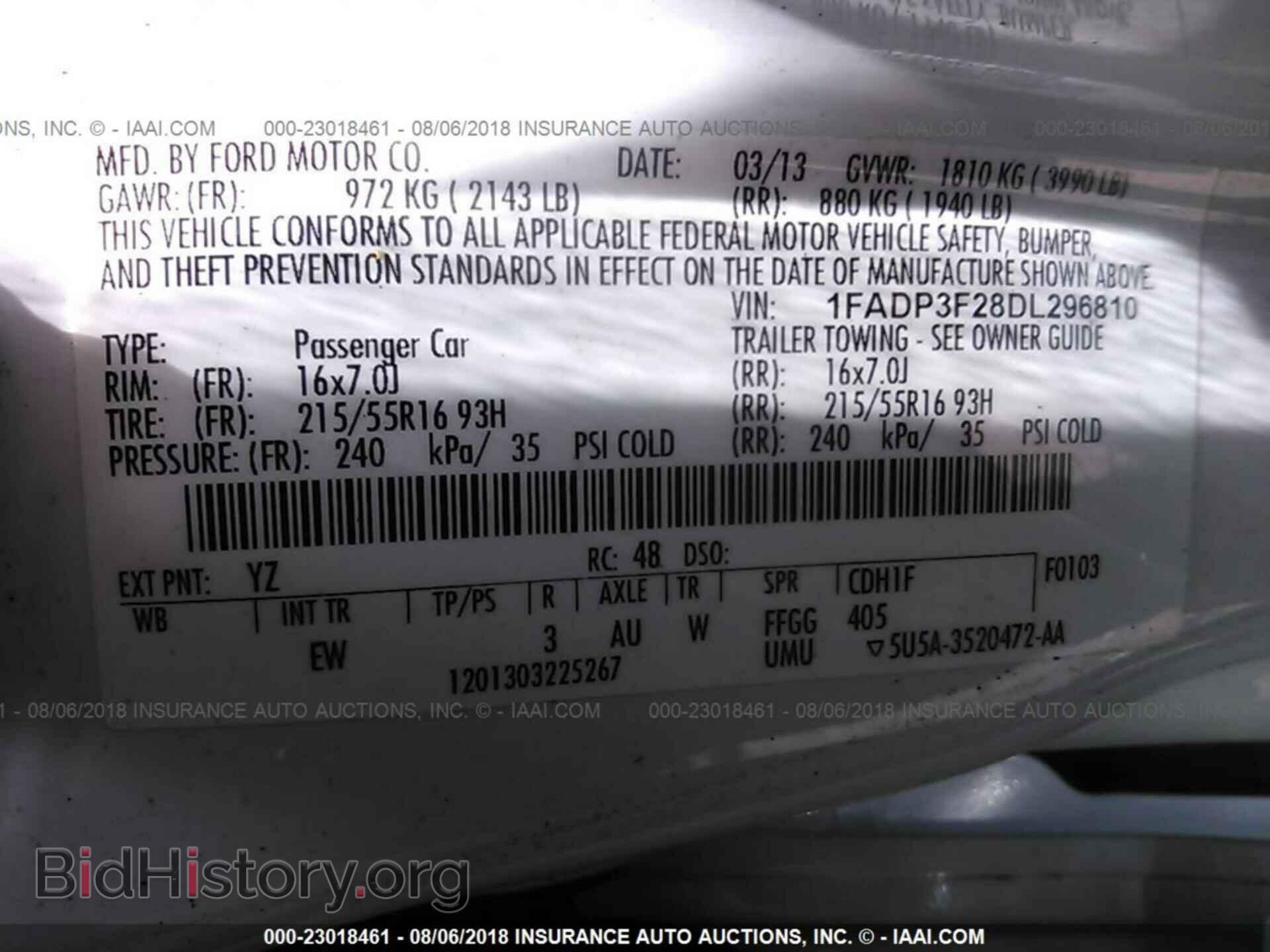 2013 Ford Focus - VIN: 1FADP3F28DL296810 - Photo 9