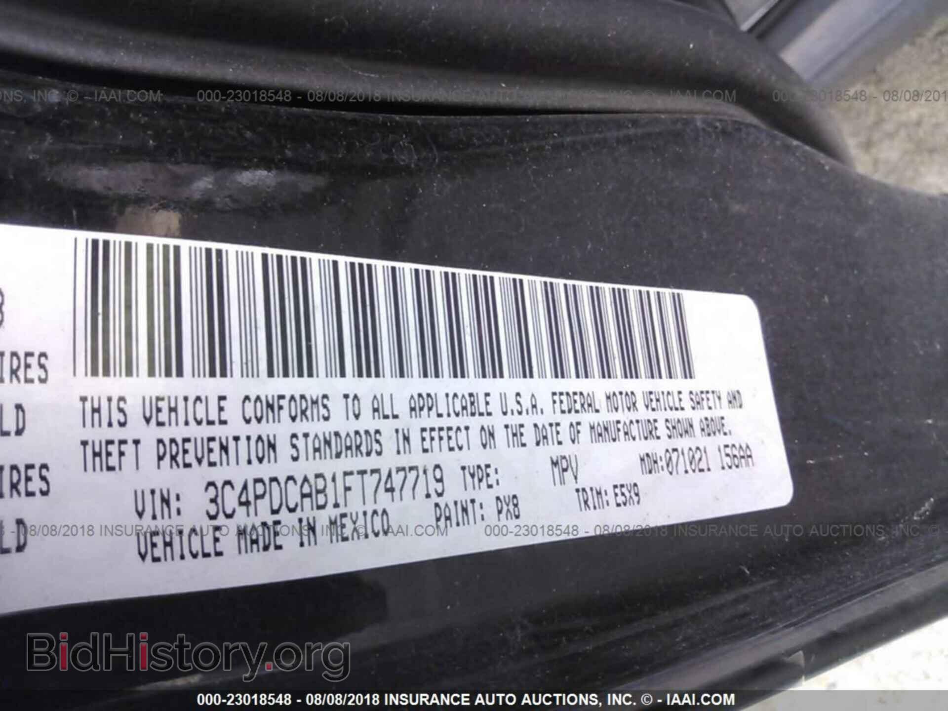 2015 Dodge Journey - VIN: 3C4PDCAB1FT747719 - Photo 9