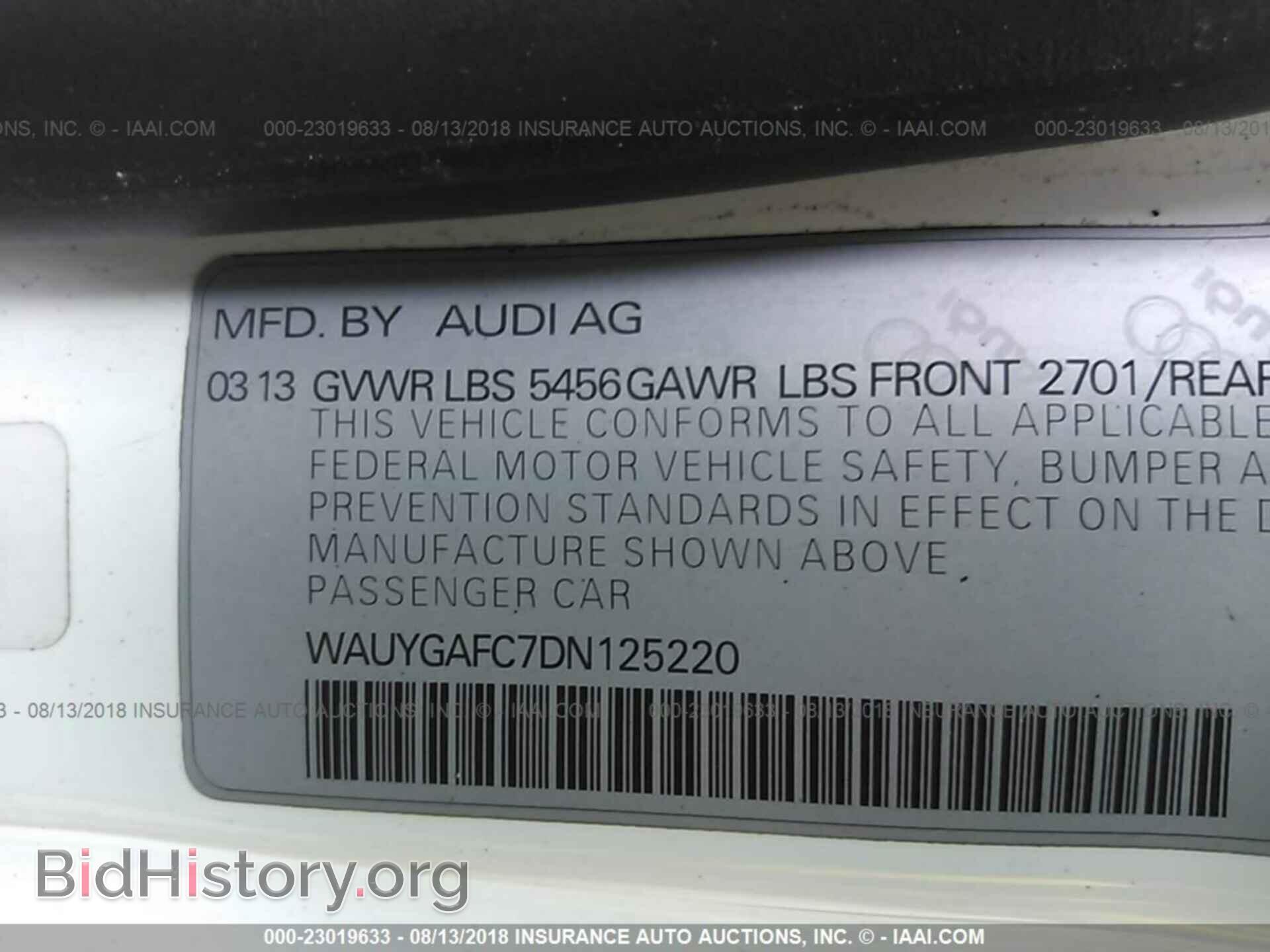 2013 Audi A7 - VIN: WAUYGAFC7DN125220 - Photo 9