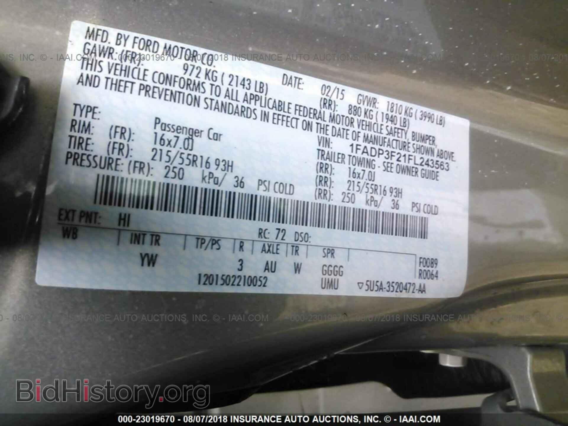 2015 Ford Focus - VIN: 1FADP3F21FL243563 - Photo 9