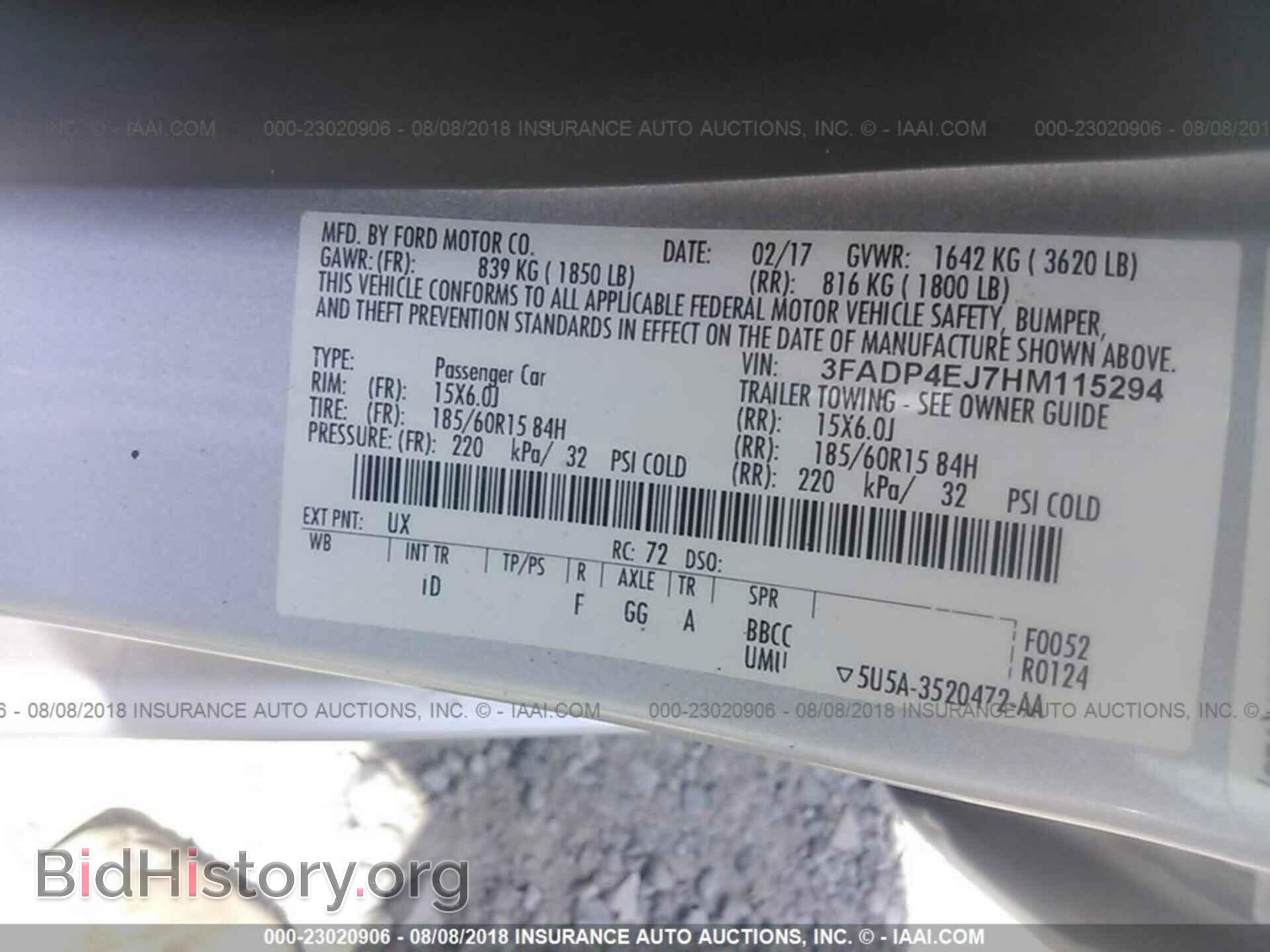 2017 Ford Fiesta - VIN: 3FADP4EJ7HM115294 - Photo 9