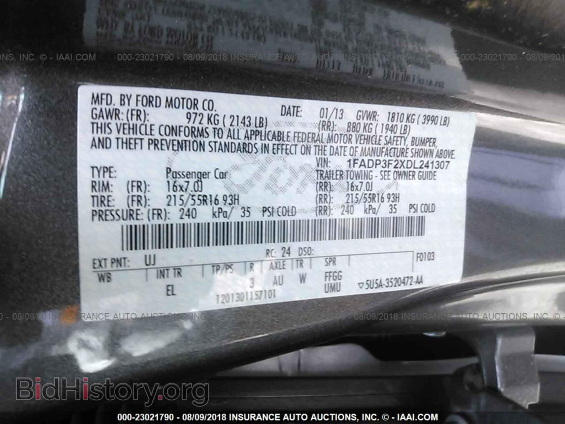 2013 Ford Focus - VIN: 1FADP3F2XDL241307 - Photo 9