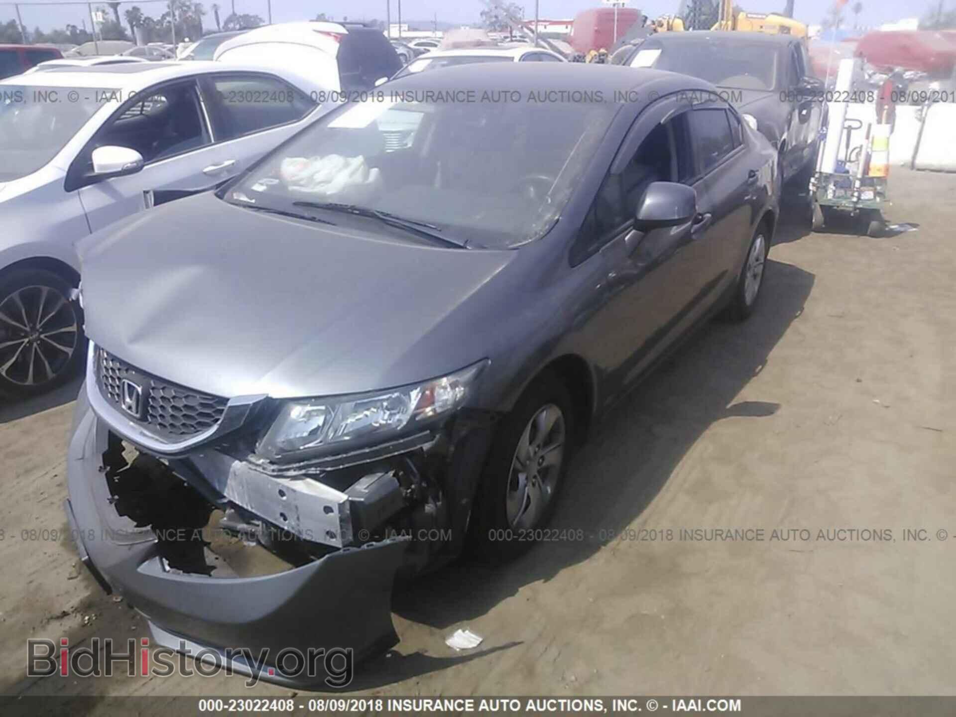 2013 Honda Civic - VIN: 2HGFB2F58DH504477 - Фото 2