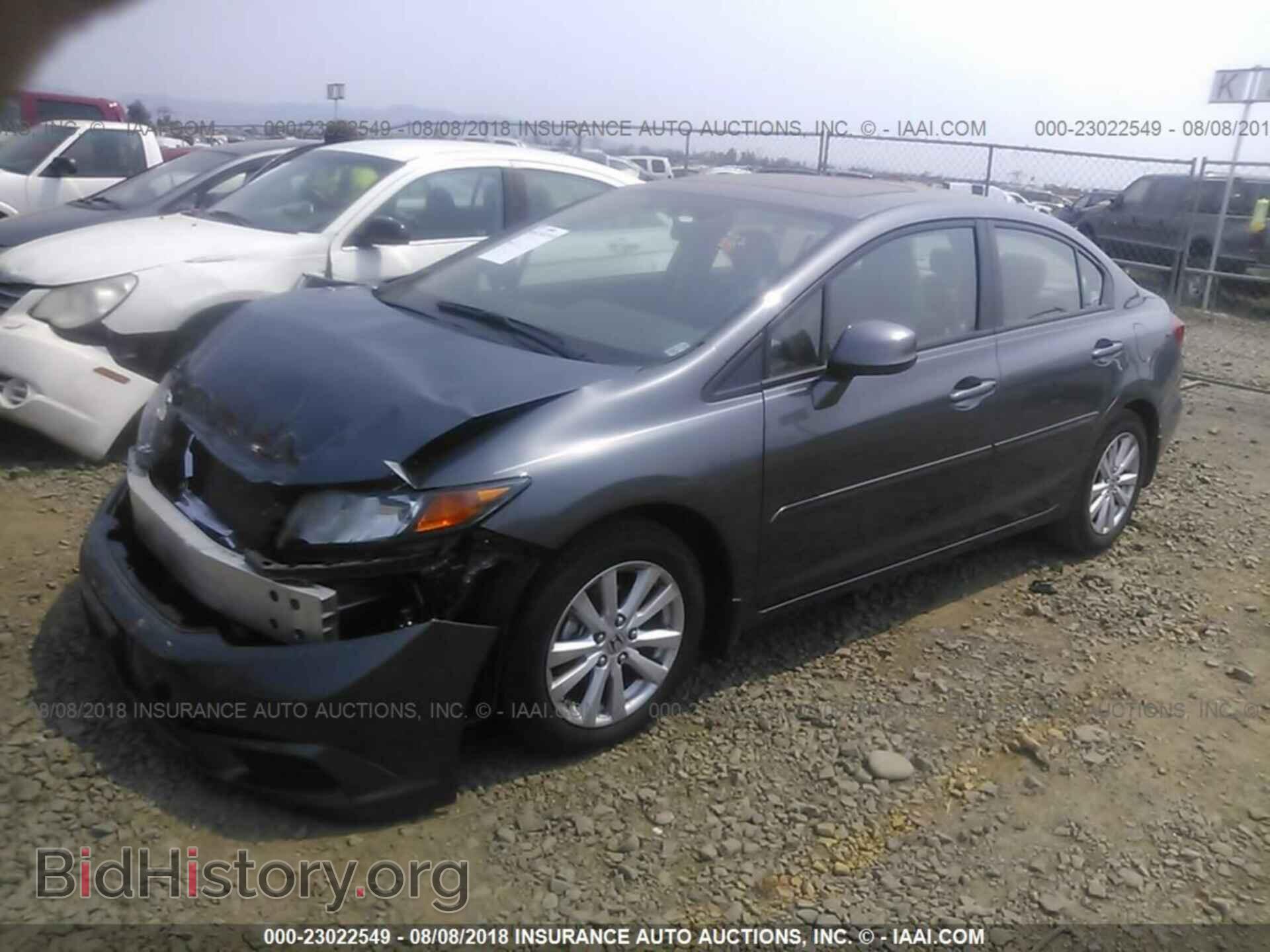 2012 Honda Civic - VIN: 19XFB2F87CE375490 - Фото 2