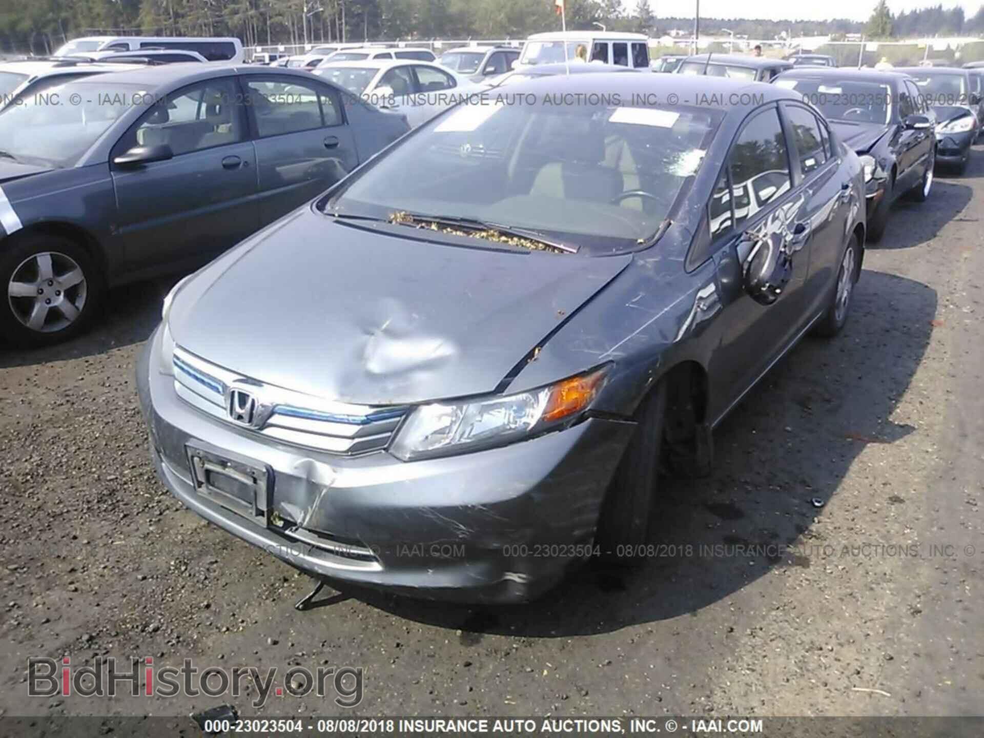 2012 Honda Civic - VIN: JHMFB4F39CS005721 - Фото 2