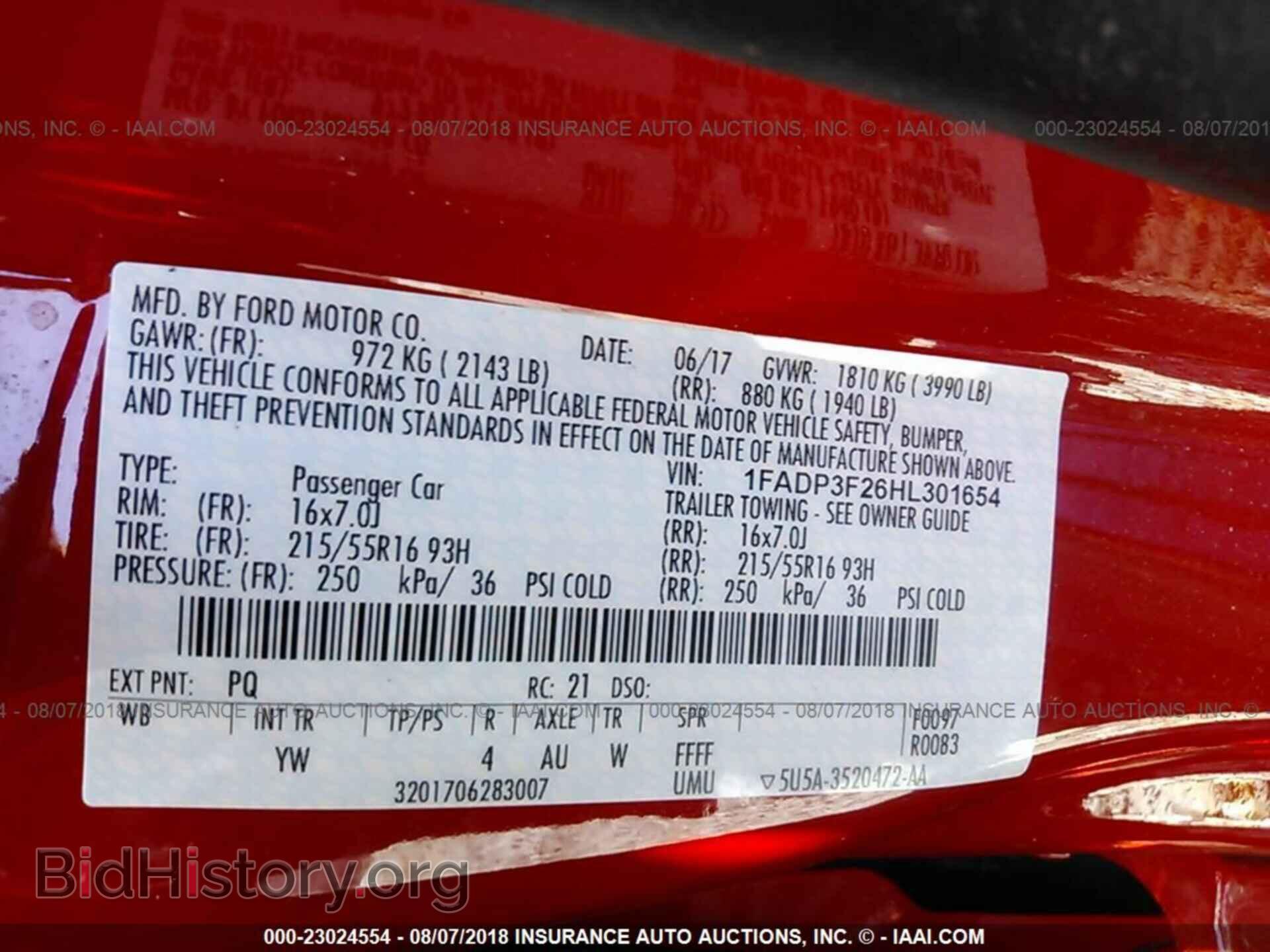 2017 Ford Focus - VIN: 1FADP3F26HL301654 - Photo 9