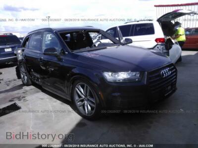 2018 Audi Q7, черный — VIN WA1VAAF74JD042768, IAAI