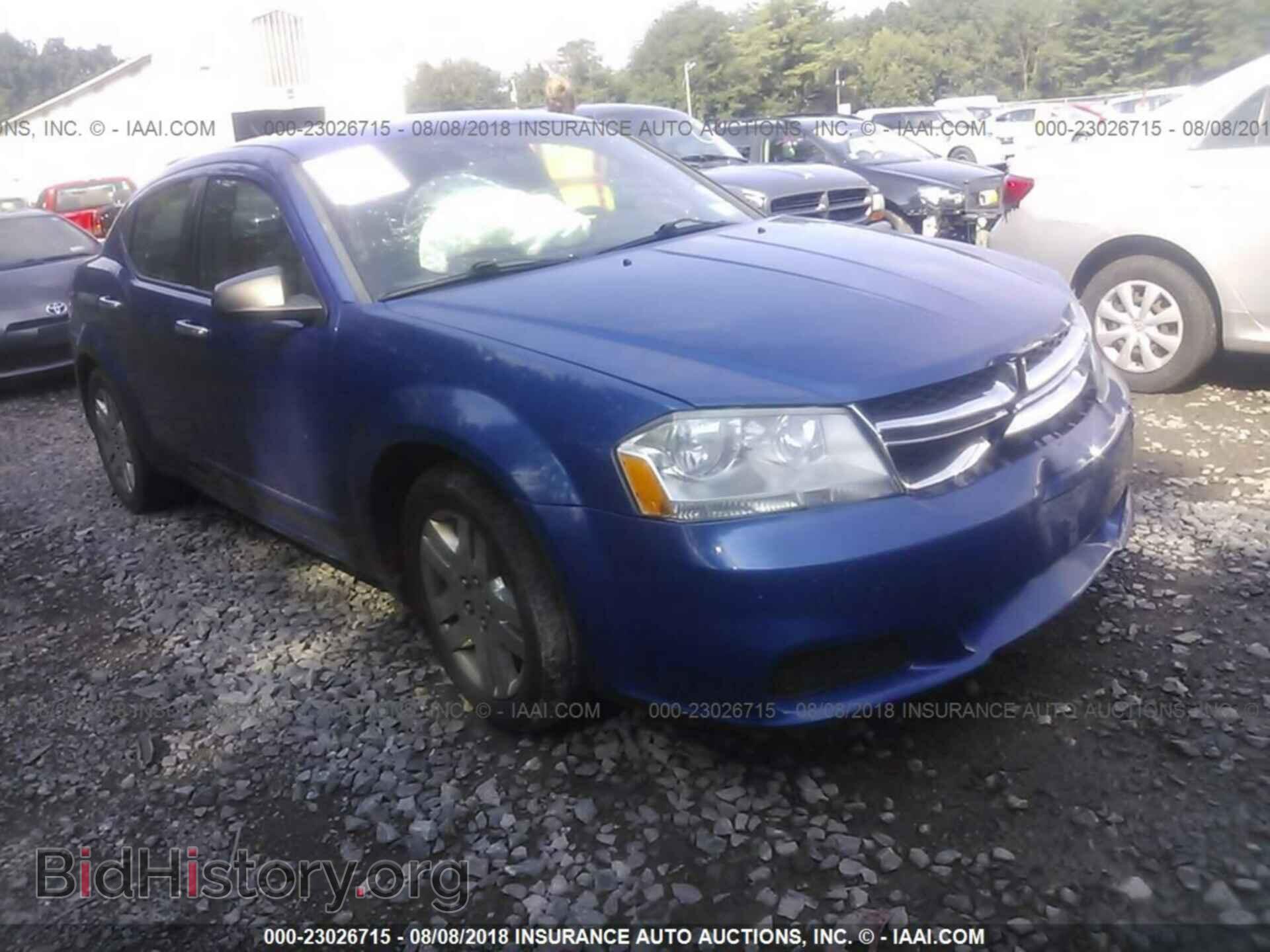 Photo 1C3CDZAB8CN323603 - Dodge Avenger 2012