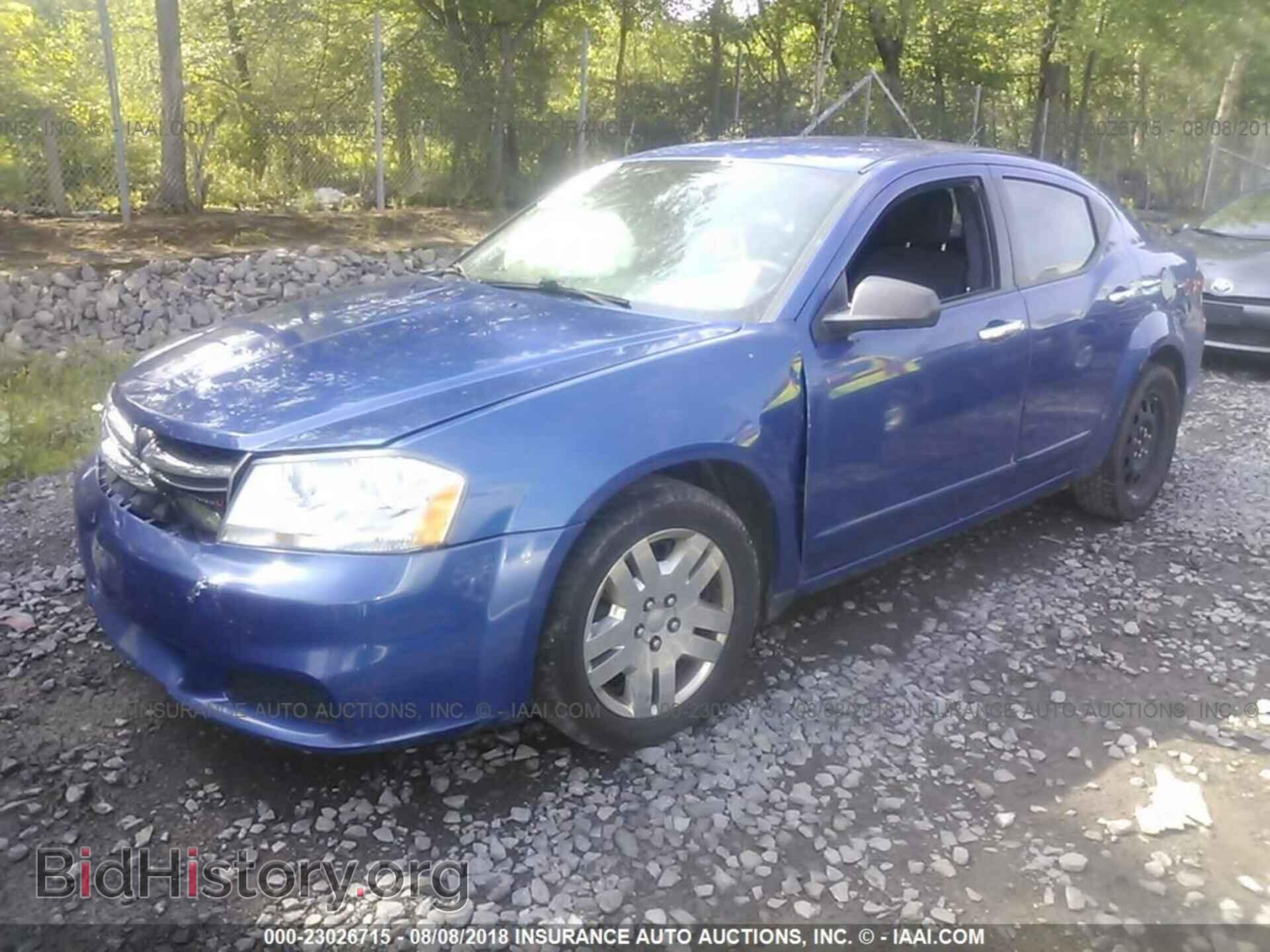 2012 Dodge Avenger - VIN: 1C3CDZAB8CN323603 - Фото 2
