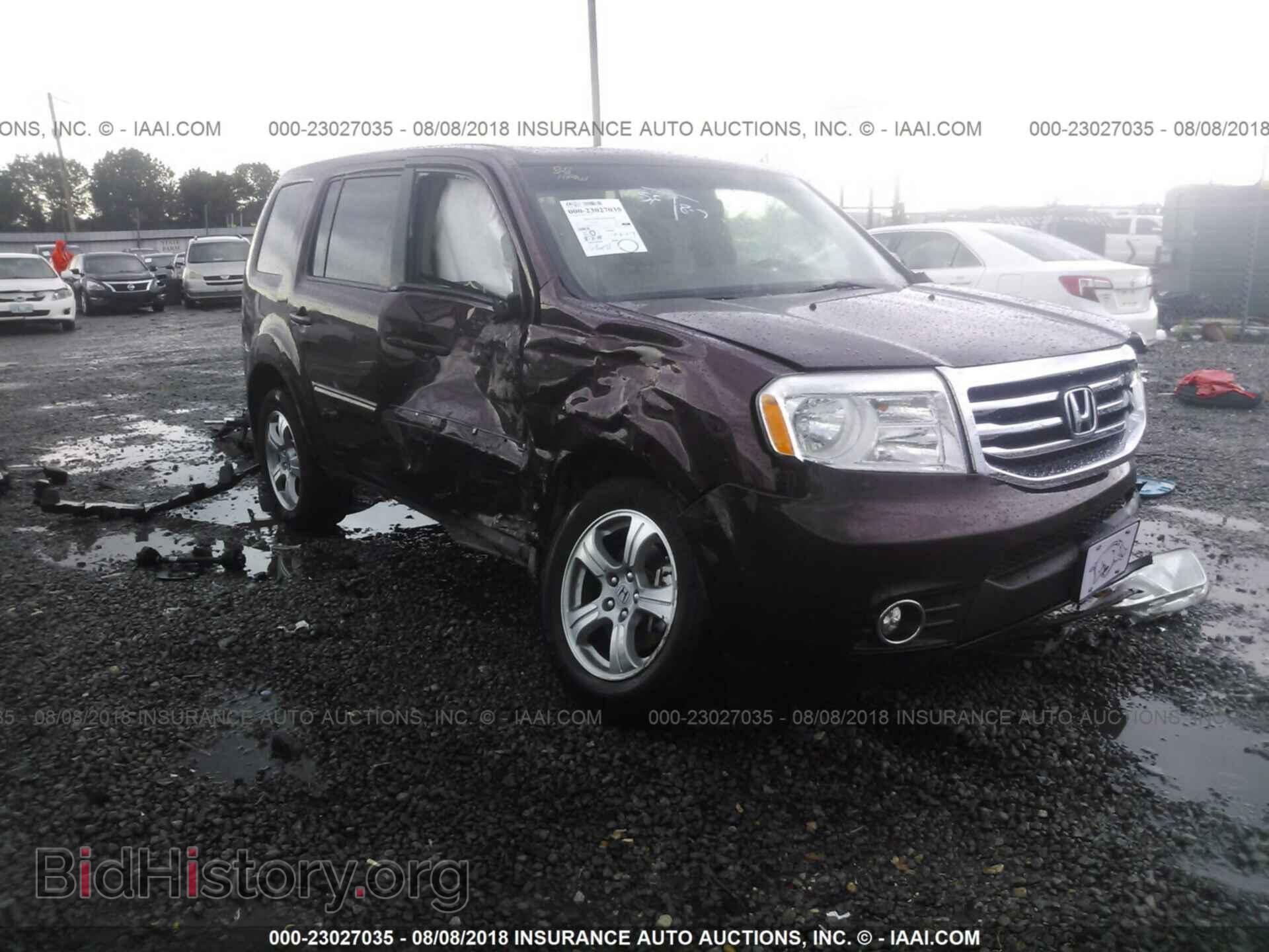 Фотография 5FNYF3H58DB024296 - Honda Pilot 2013