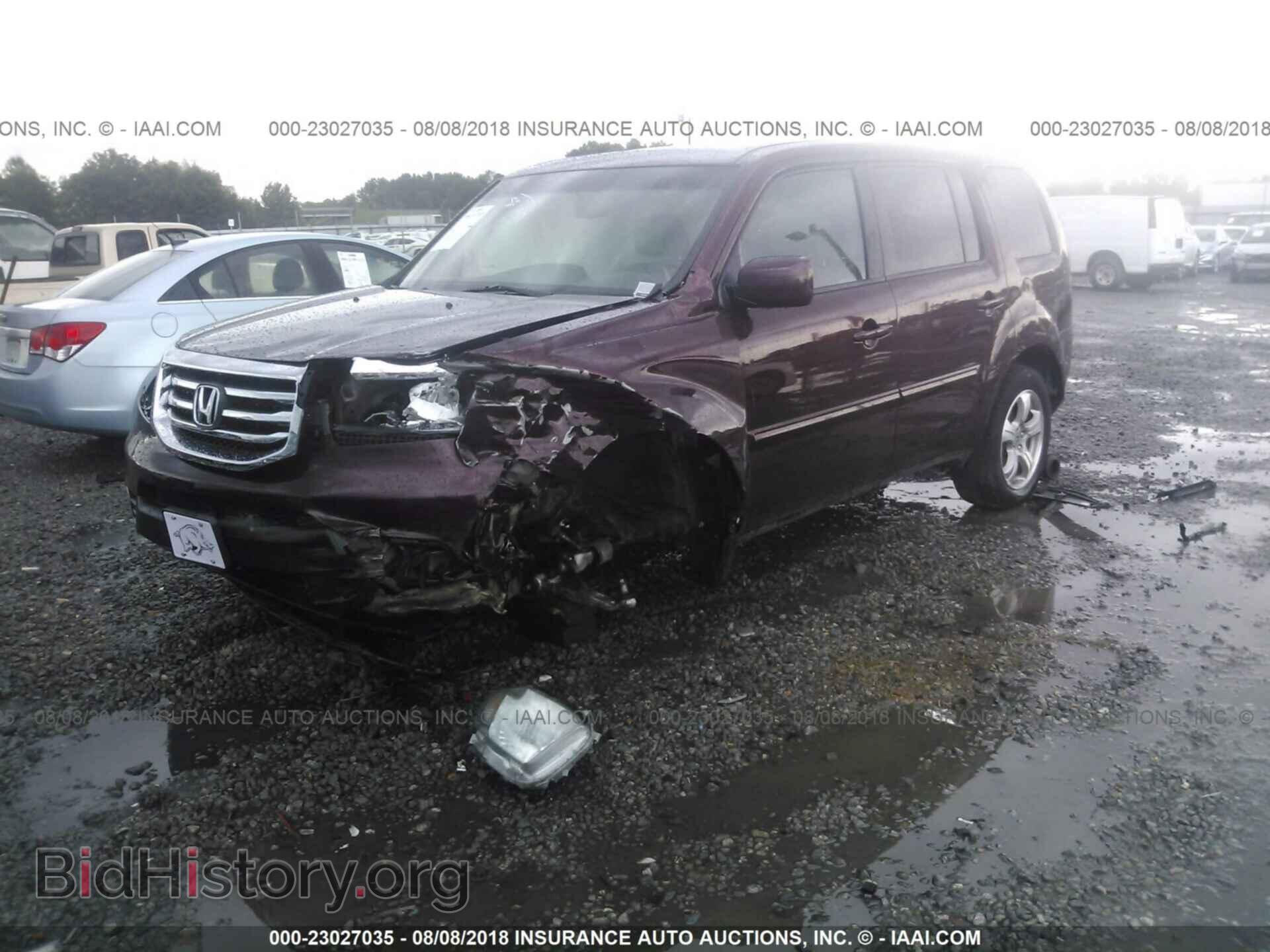 2013 Honda Pilot - VIN: 5FNYF3H58DB024296 - Фото 2