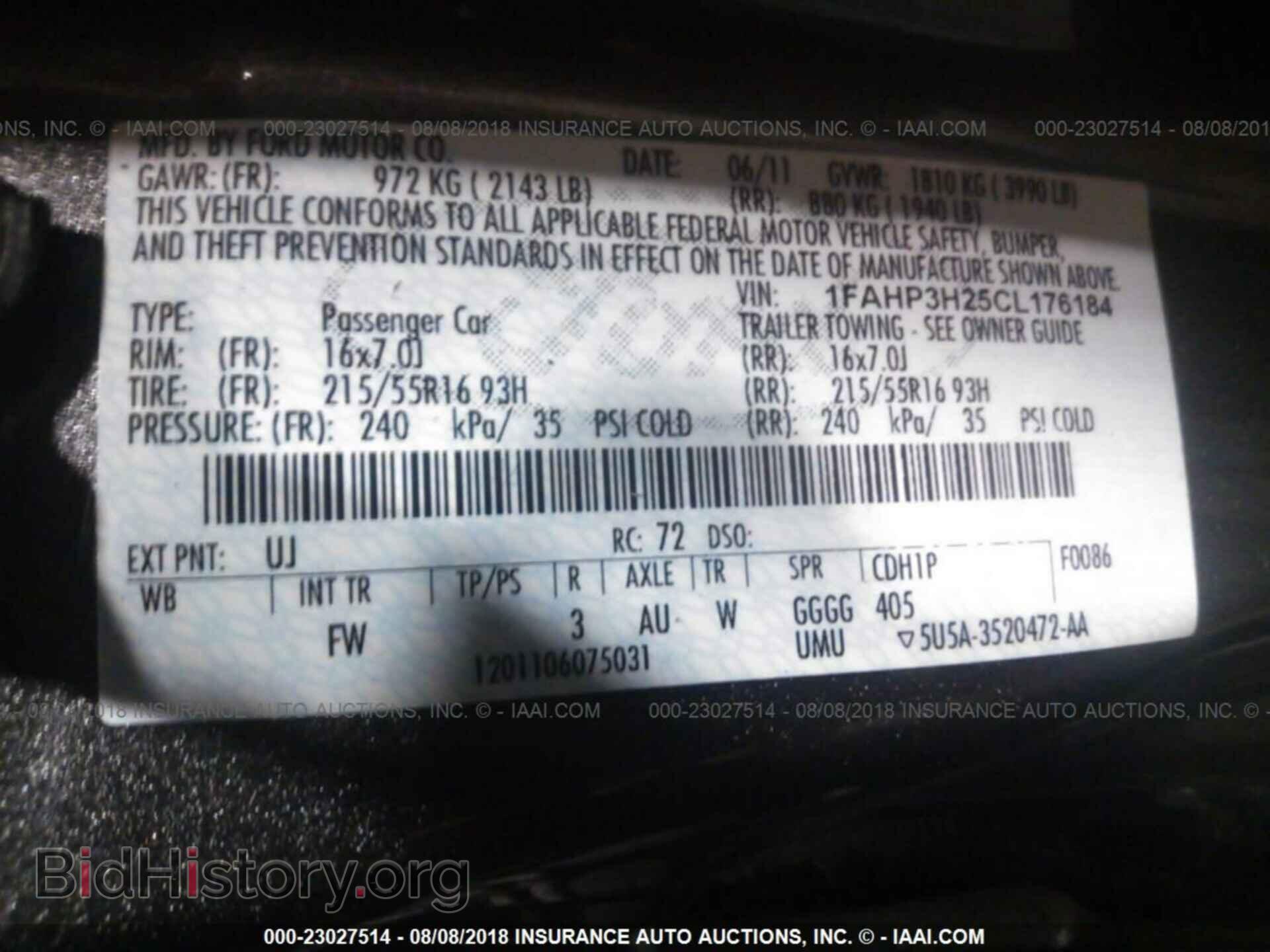 2012 Ford Focus - VIN: 1FAHP3H25CL176184 - Фото 9