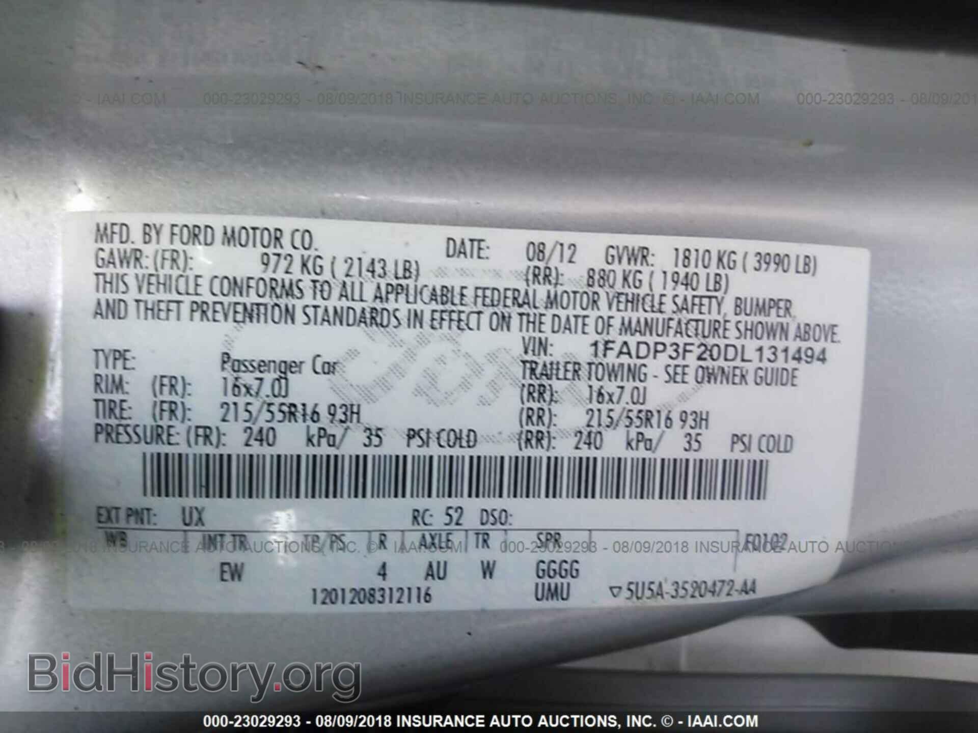 2013 Ford Focus - VIN: 1FADP3F20DL131494 - Photo 9