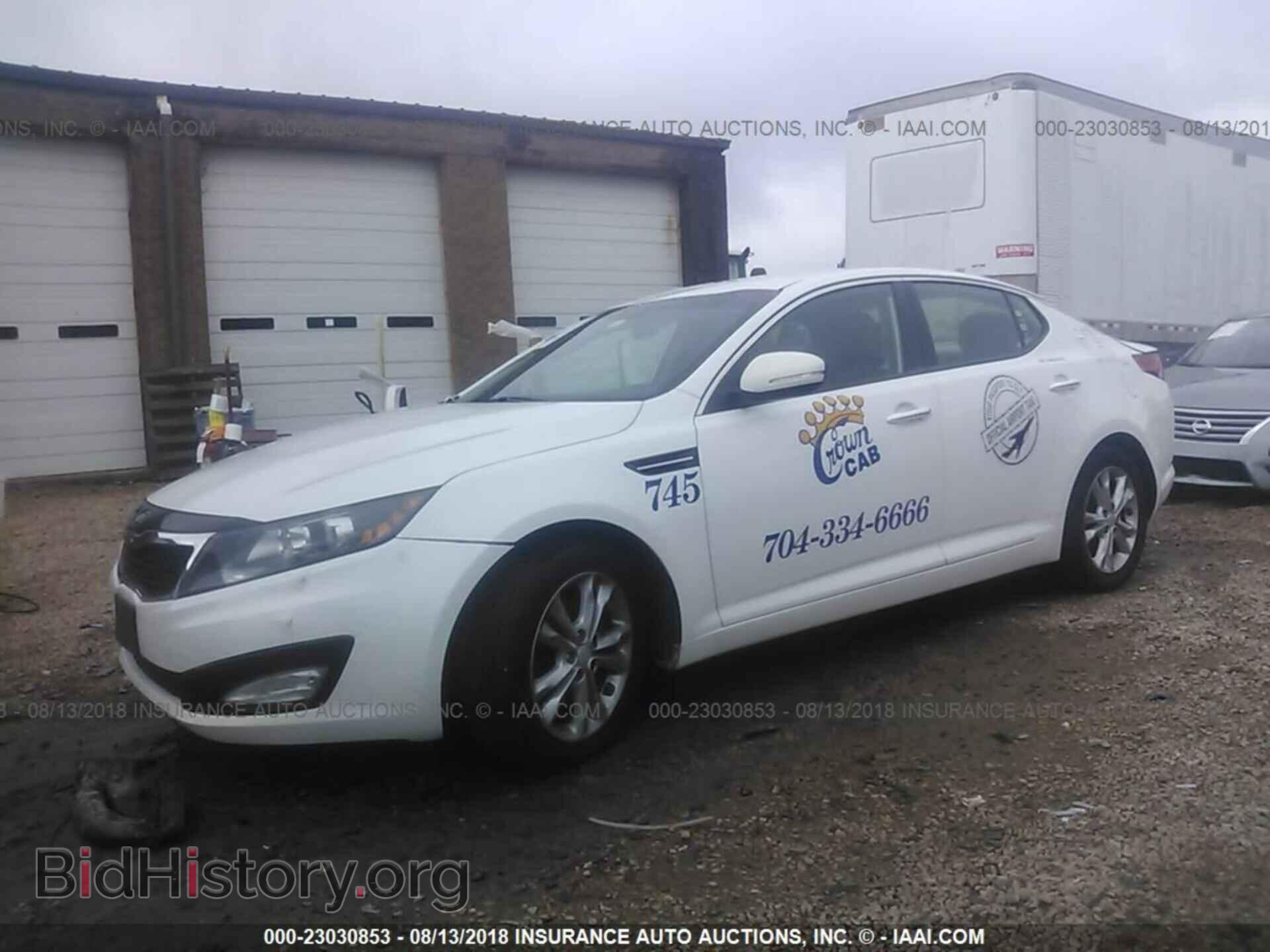 2013 Kia Optima - VIN: 5XXGM4A77DG222514 - Фото 2